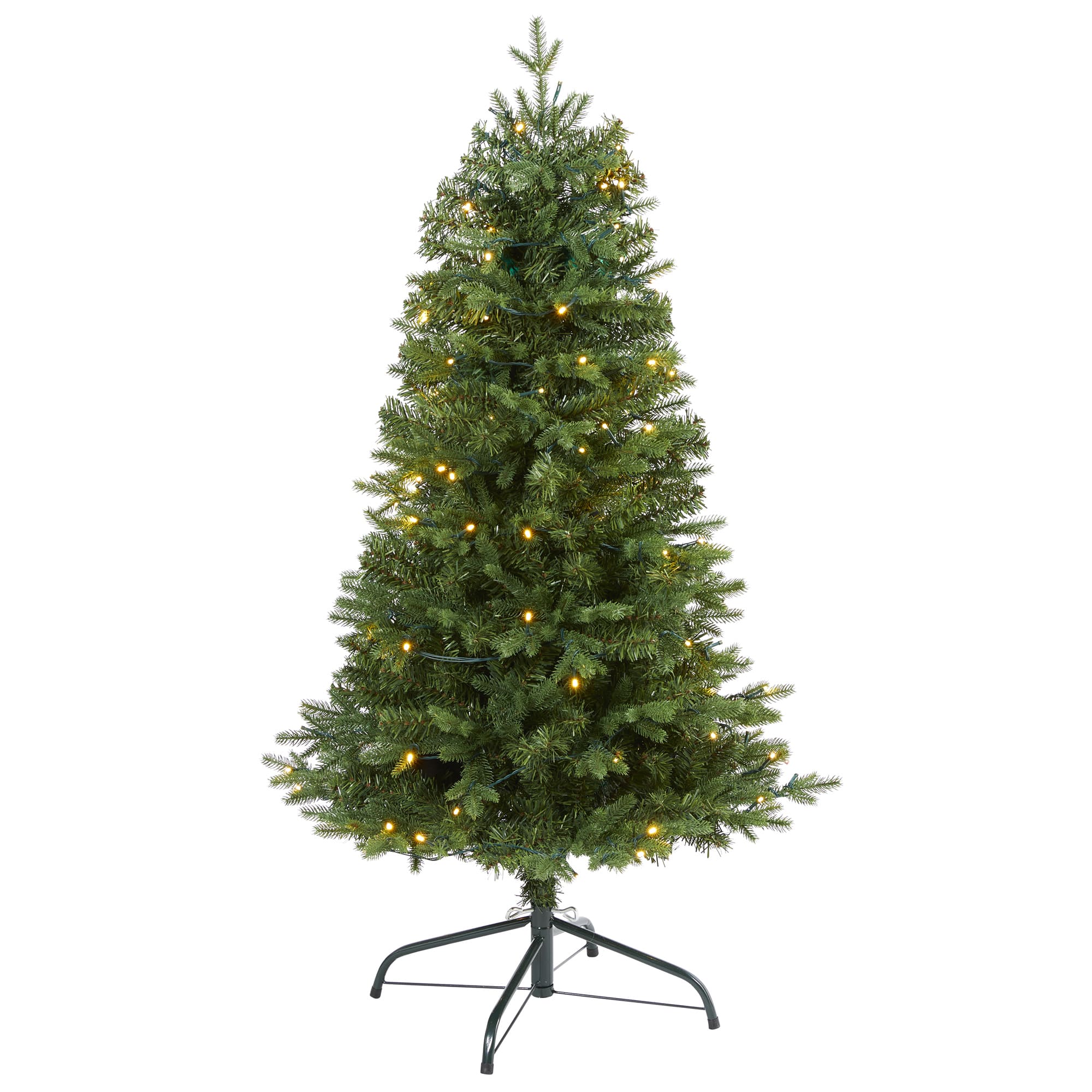 4ft. Pre-Lit Vermont Fir Artificial Christmas Tree with Clear LED Lights
