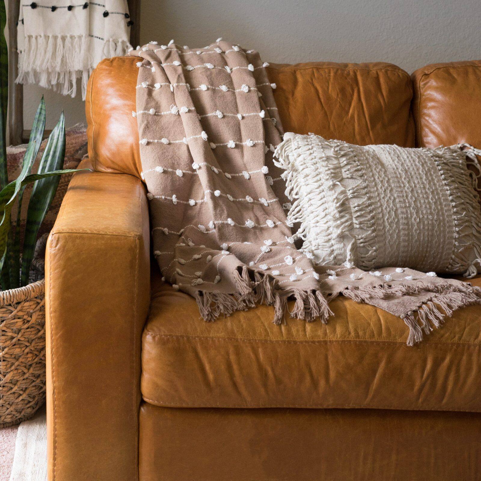 DII® Stone Woven Loop Throw