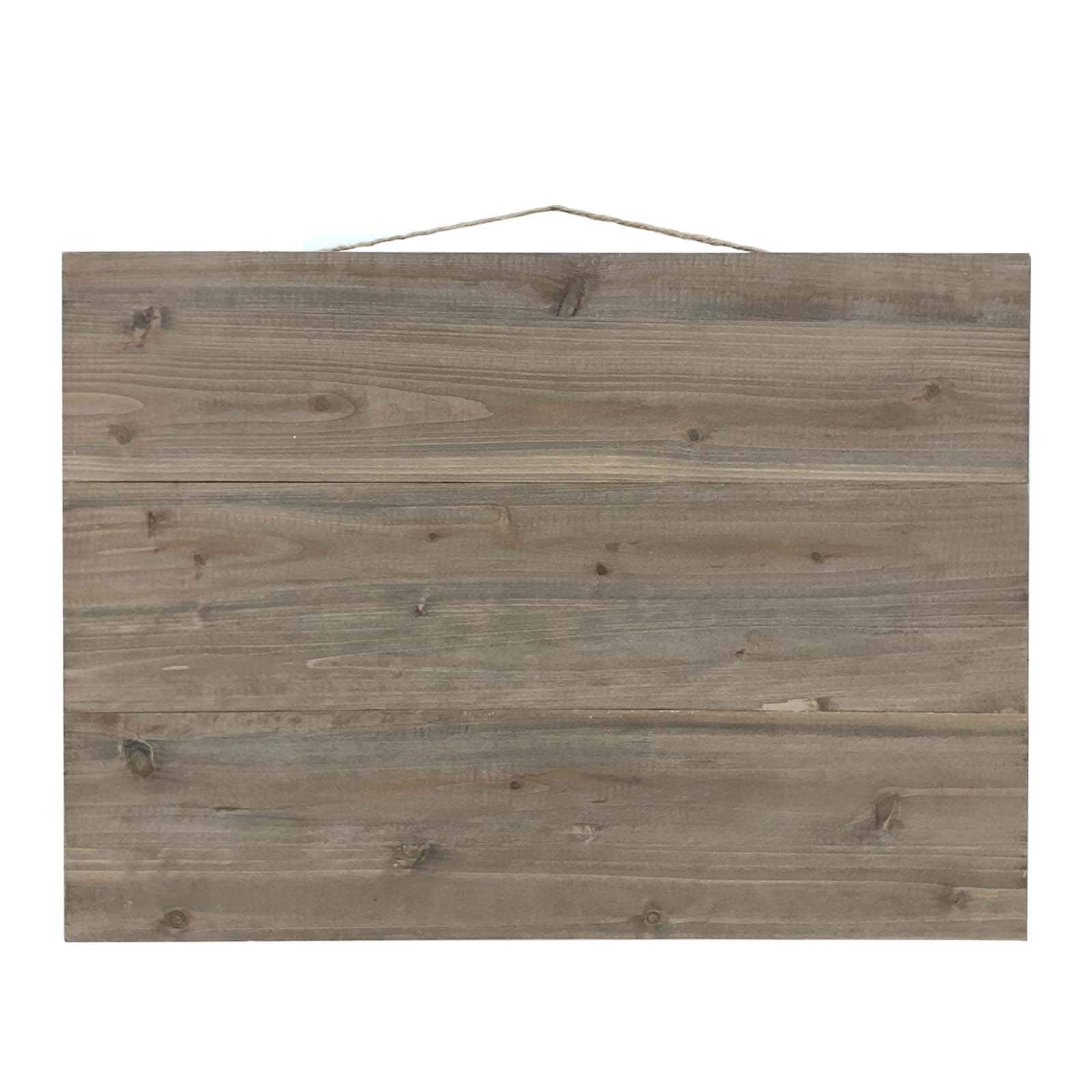 4 Pack: 24" x 16.75" Rectangular Wooden Plaque by Make Market®