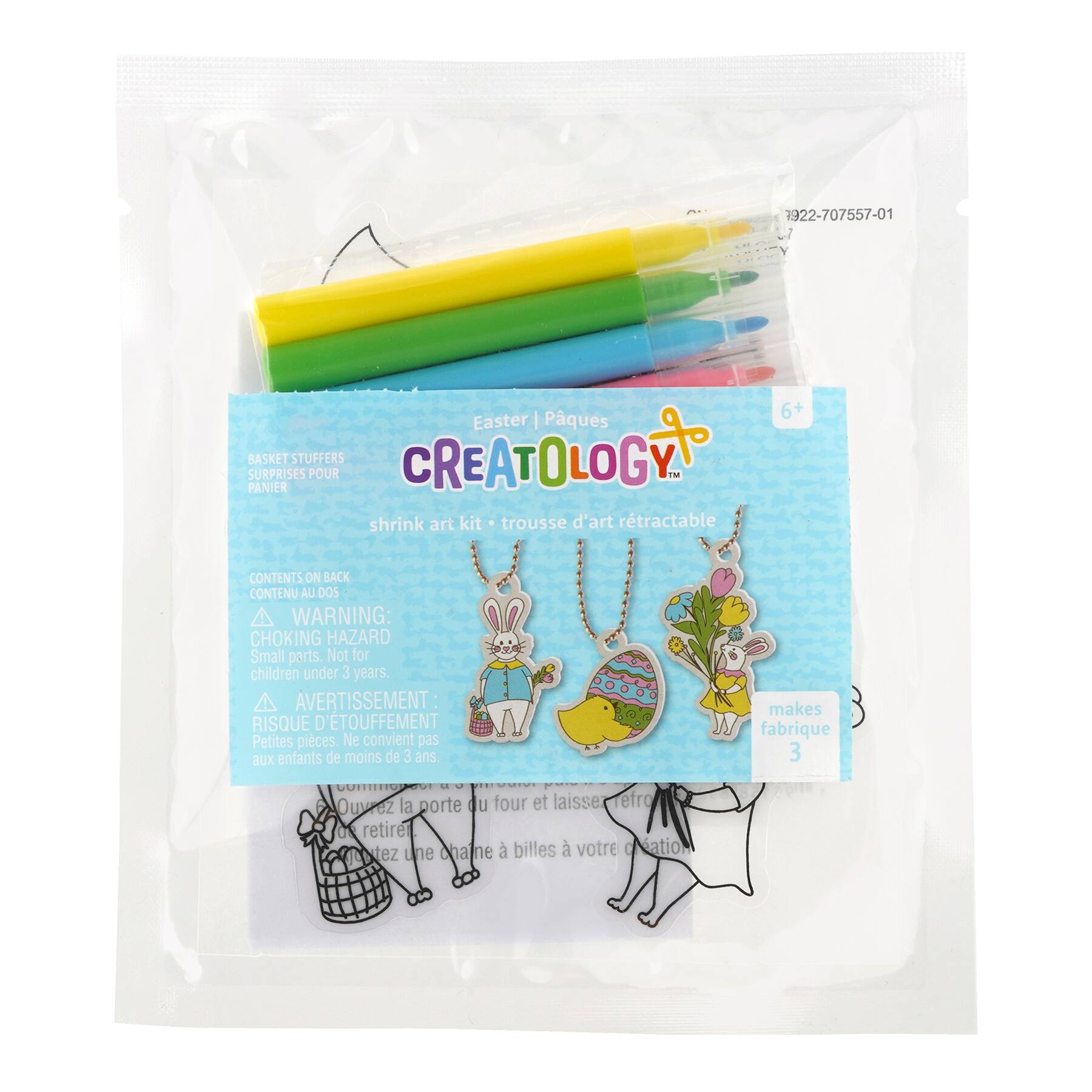 Easter Bunnies & Chick Shrink Art Kit by Creatology™ Michaels