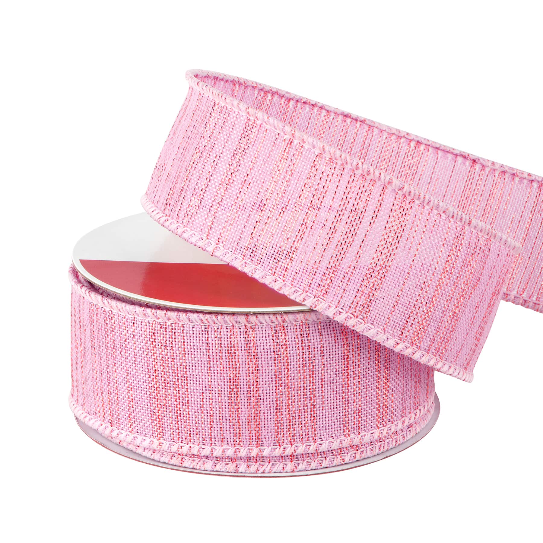 1.5&#x22; x 30ft. Blush &#x26; Gold Wired Ribbon by Celebrate It&#xAE;