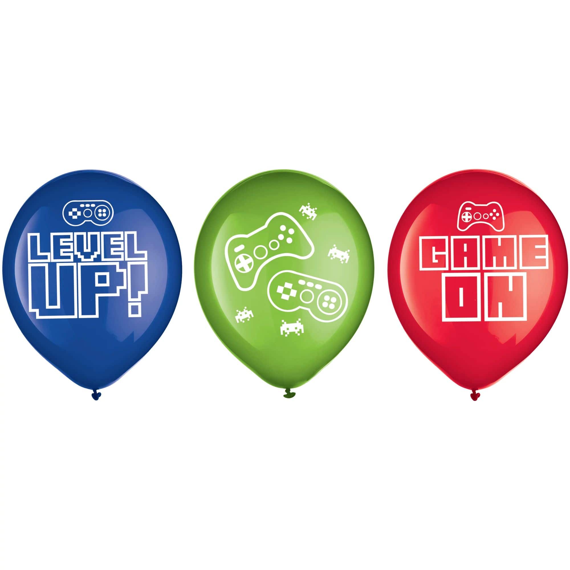 Gamer Latex Balloons, 12ct.
