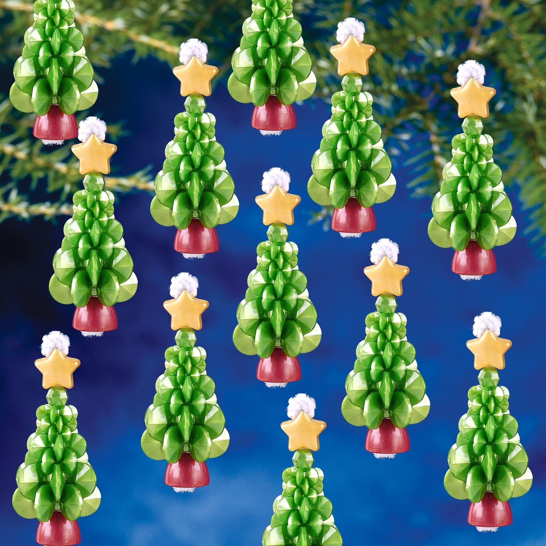 The Beadery&#xAE; 2.25&#x22; Mini Pearl Tree Holiday Beaded Ornament Kit