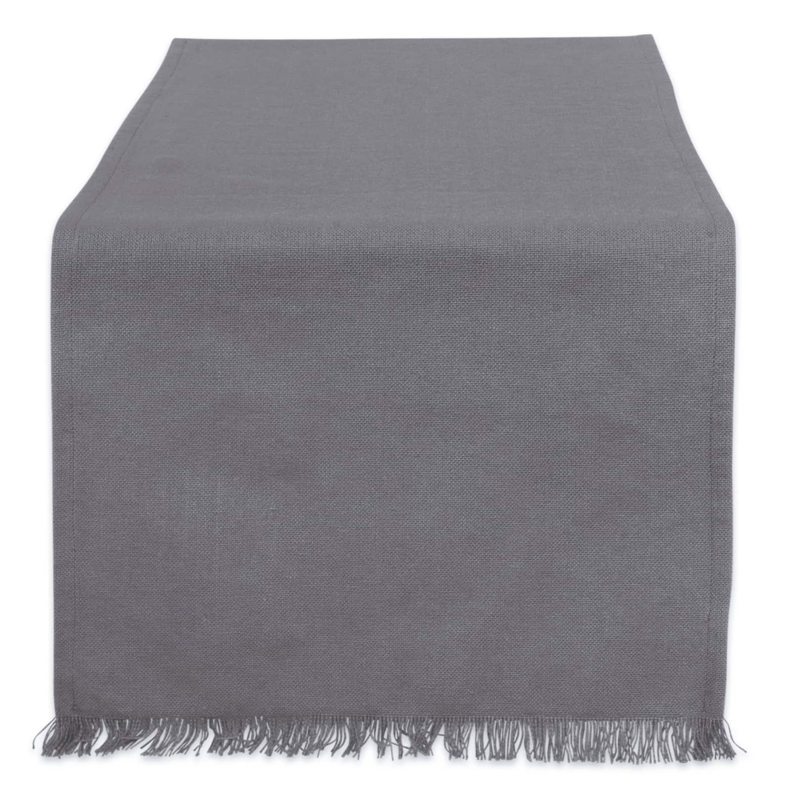 DII® 108" Solid Heavyweight Fringed Table Runner
