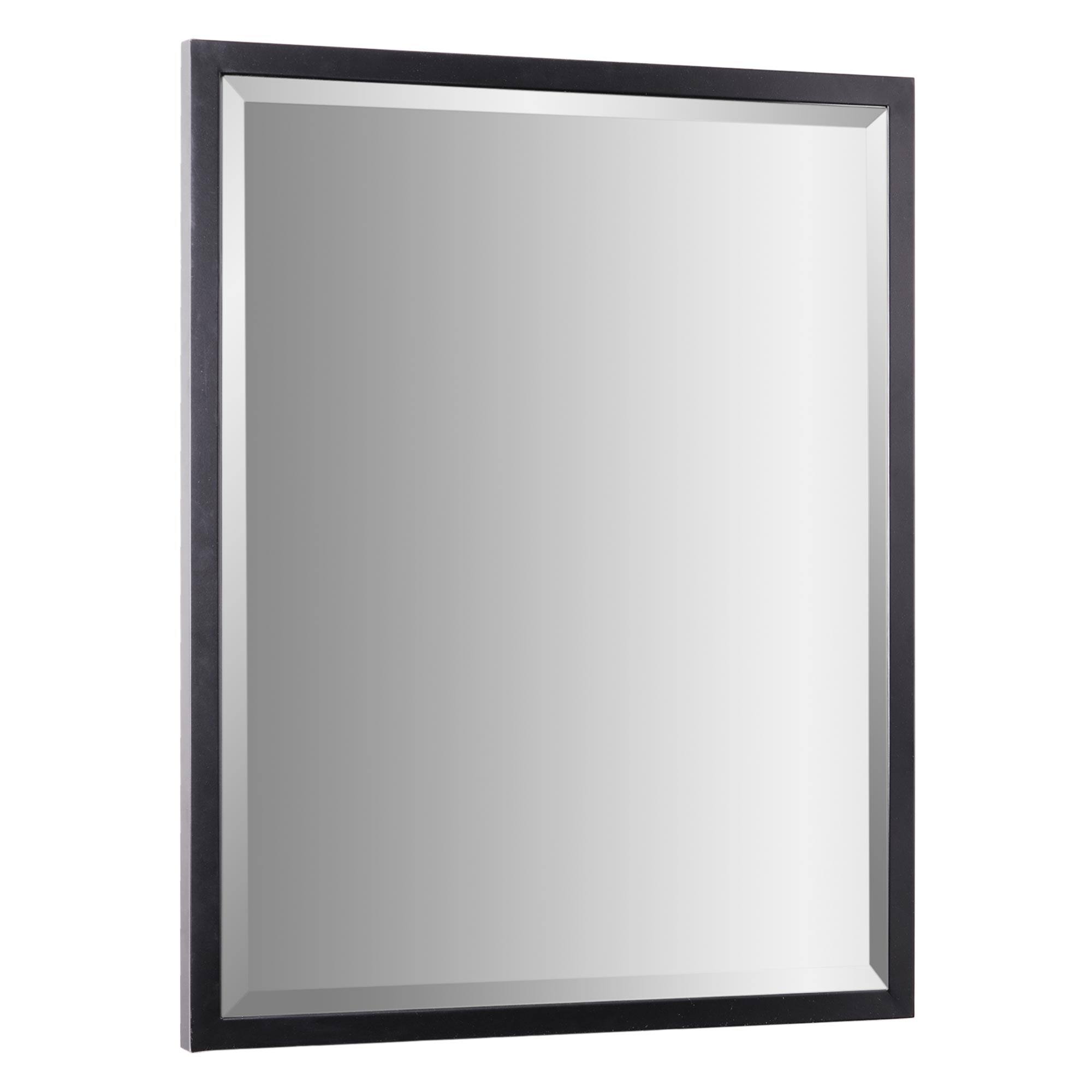 Head West Metal Framed Beveled Edge Rectangular Vanity Wall Mirror