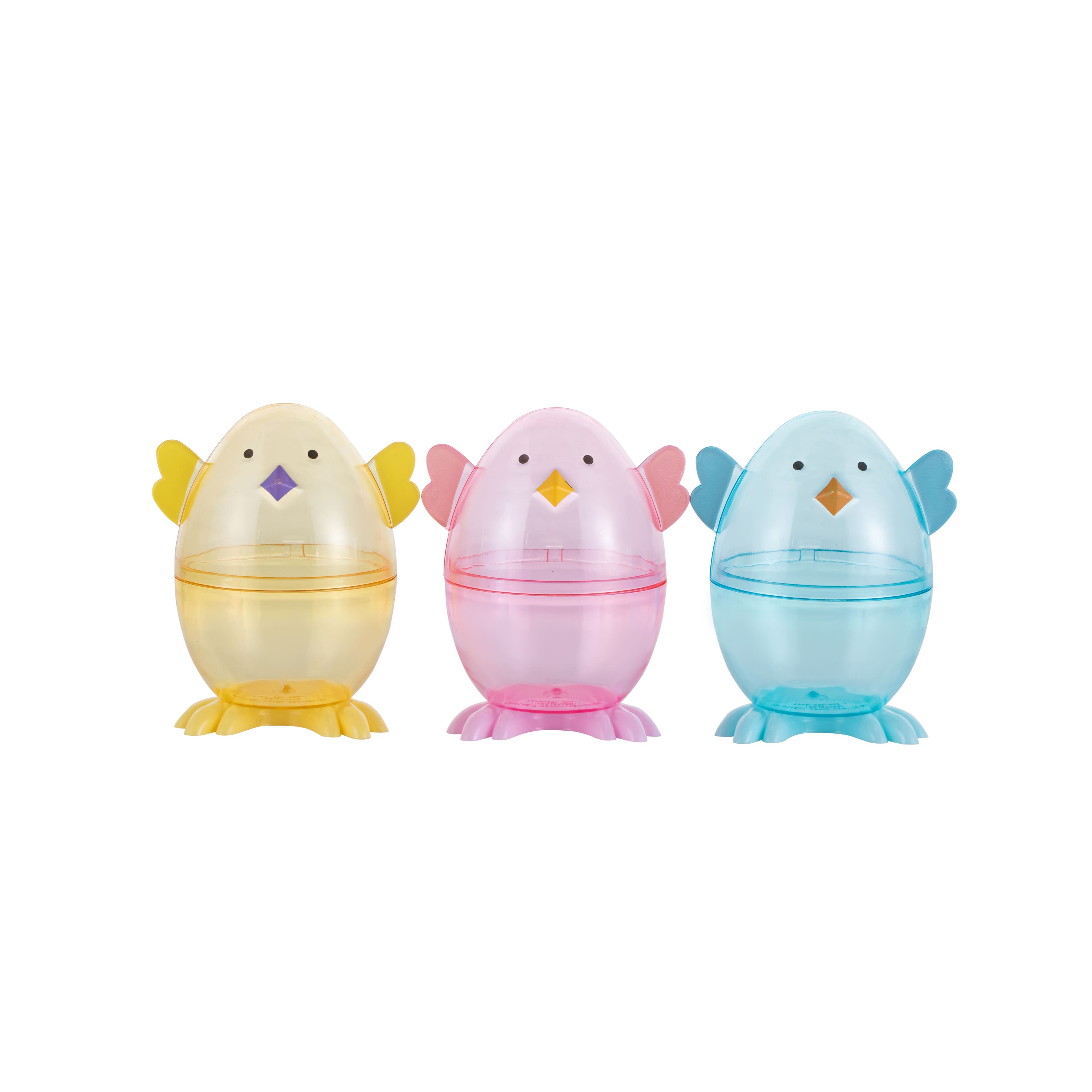 &#x152;ufs de P&#xE2;ques en plastique &#xE0; th&#xE8;me de poussin de 8,9&#xA0;cm de Creatology, 3&#xA0;unit&#xE9;s
