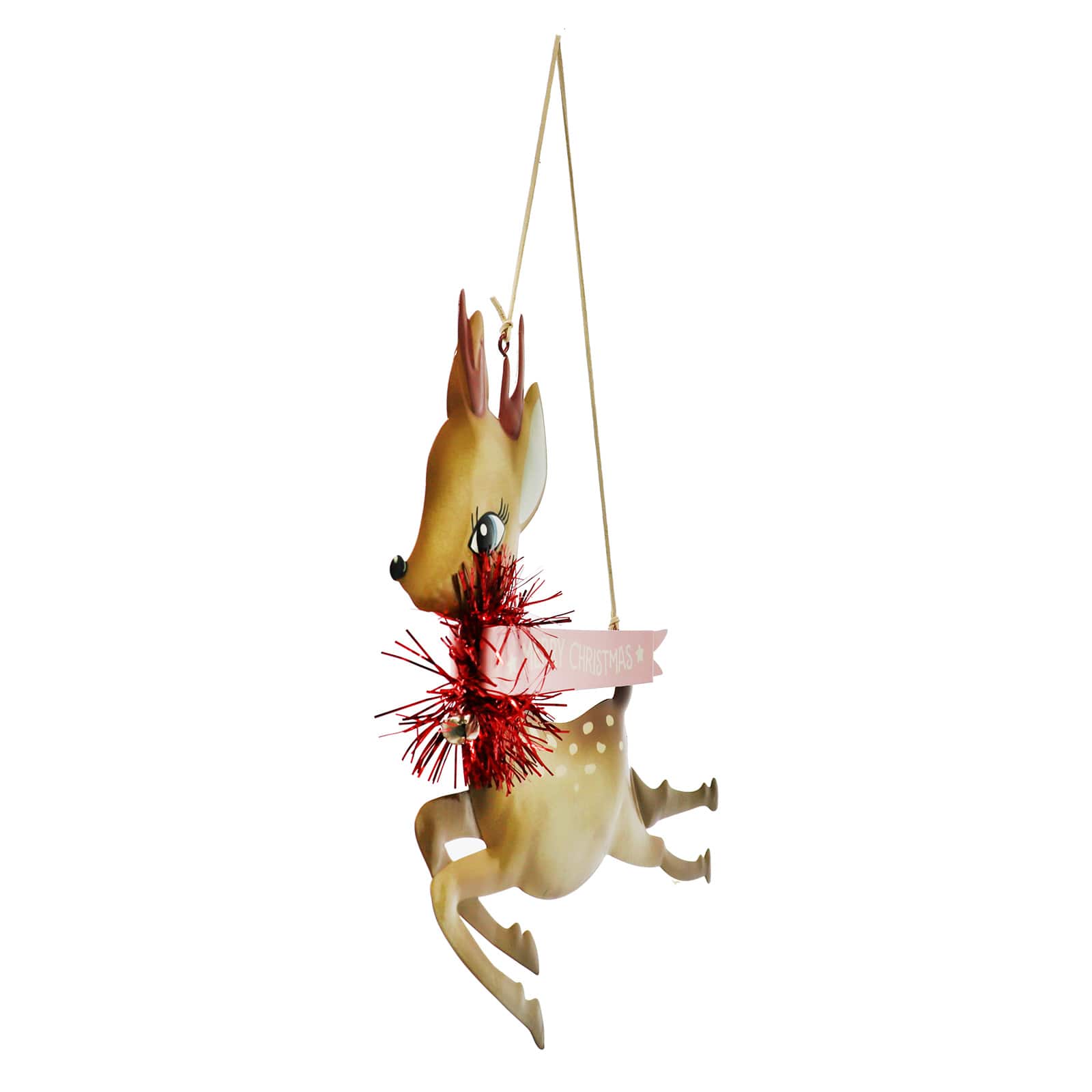 16&#x22; Merry Christmas Deer Metal Wall D&#xE9;cor by Ashland&#xAE;