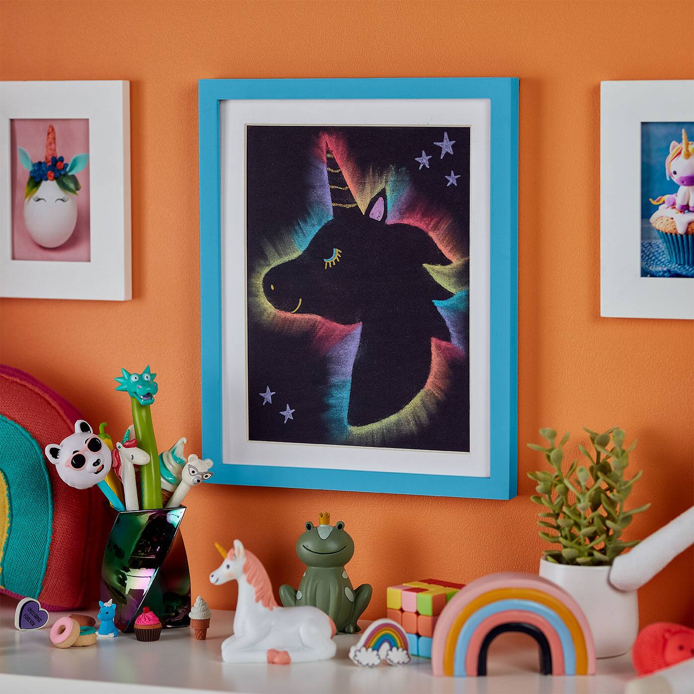 Chalk Unicorn Wall Art