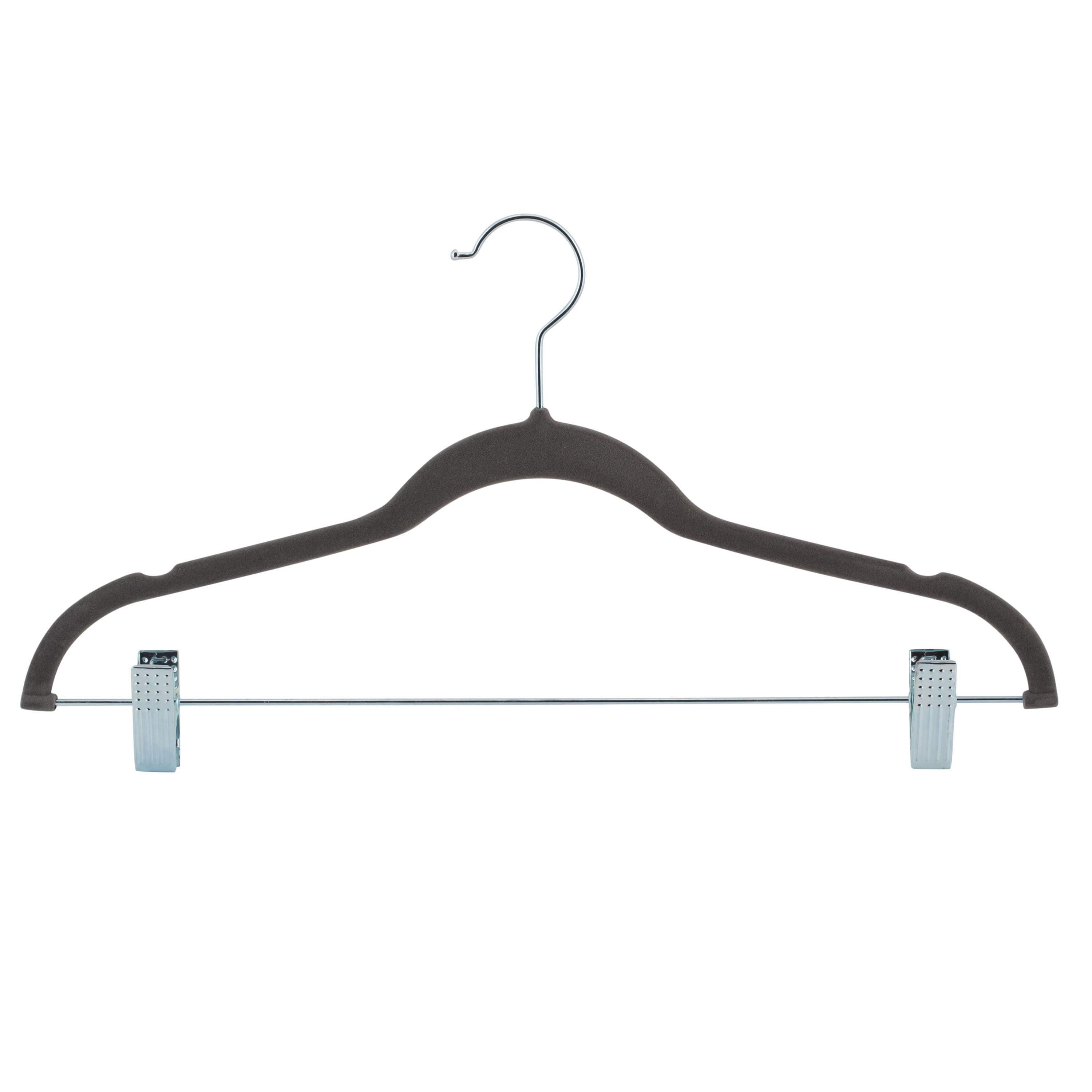 Laura Ashley Velvet Hangers with Clips, 12ct.