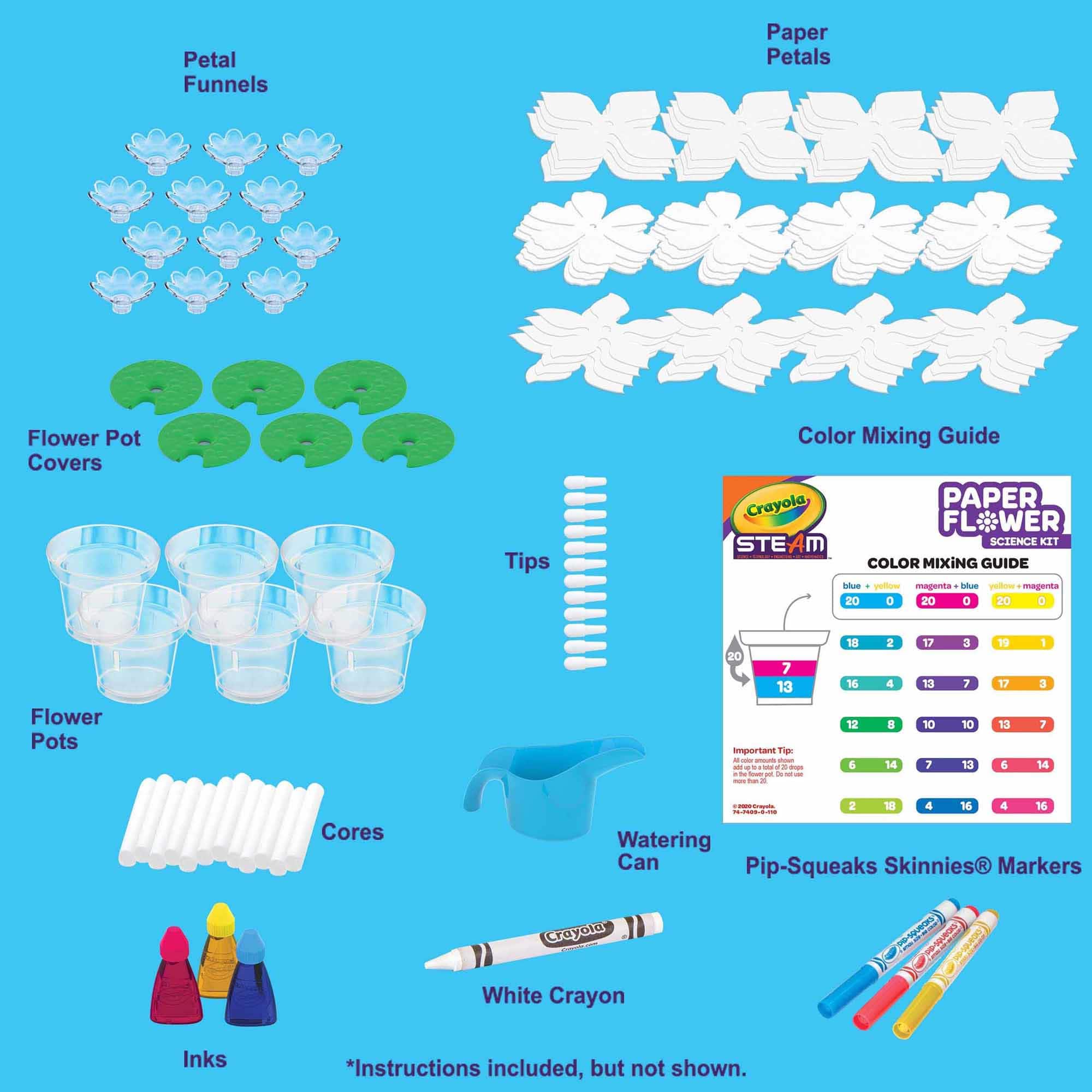 Crayola® S.T.E.A.M. Paper Flower Science Kit