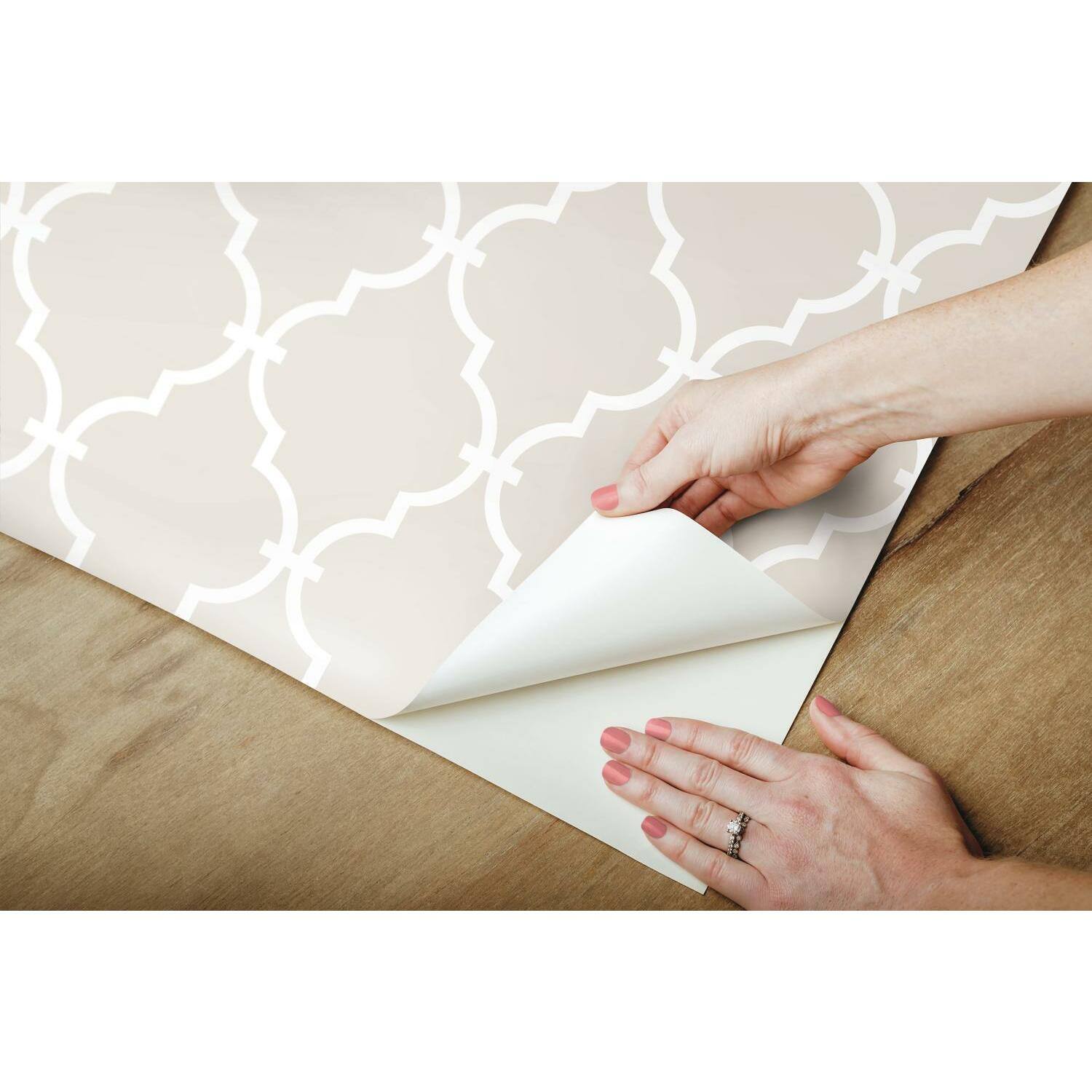 RoomMates Modern Trellis Peel &#x26; Stick Wallpaper