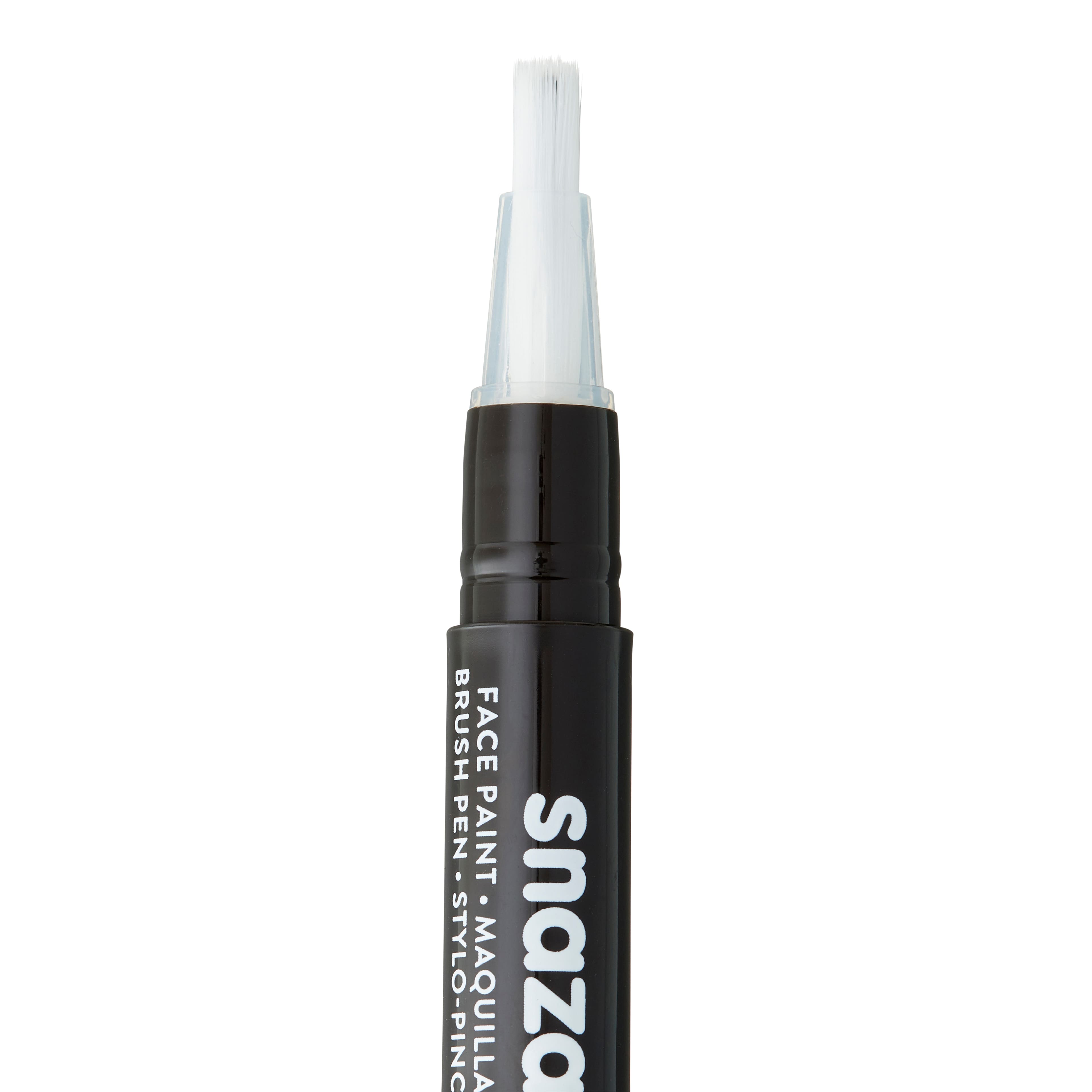 12 Packs: 3 ct. (36 total) Snazaroo&#x2122; Face Paint Brush Pen, Monochrome