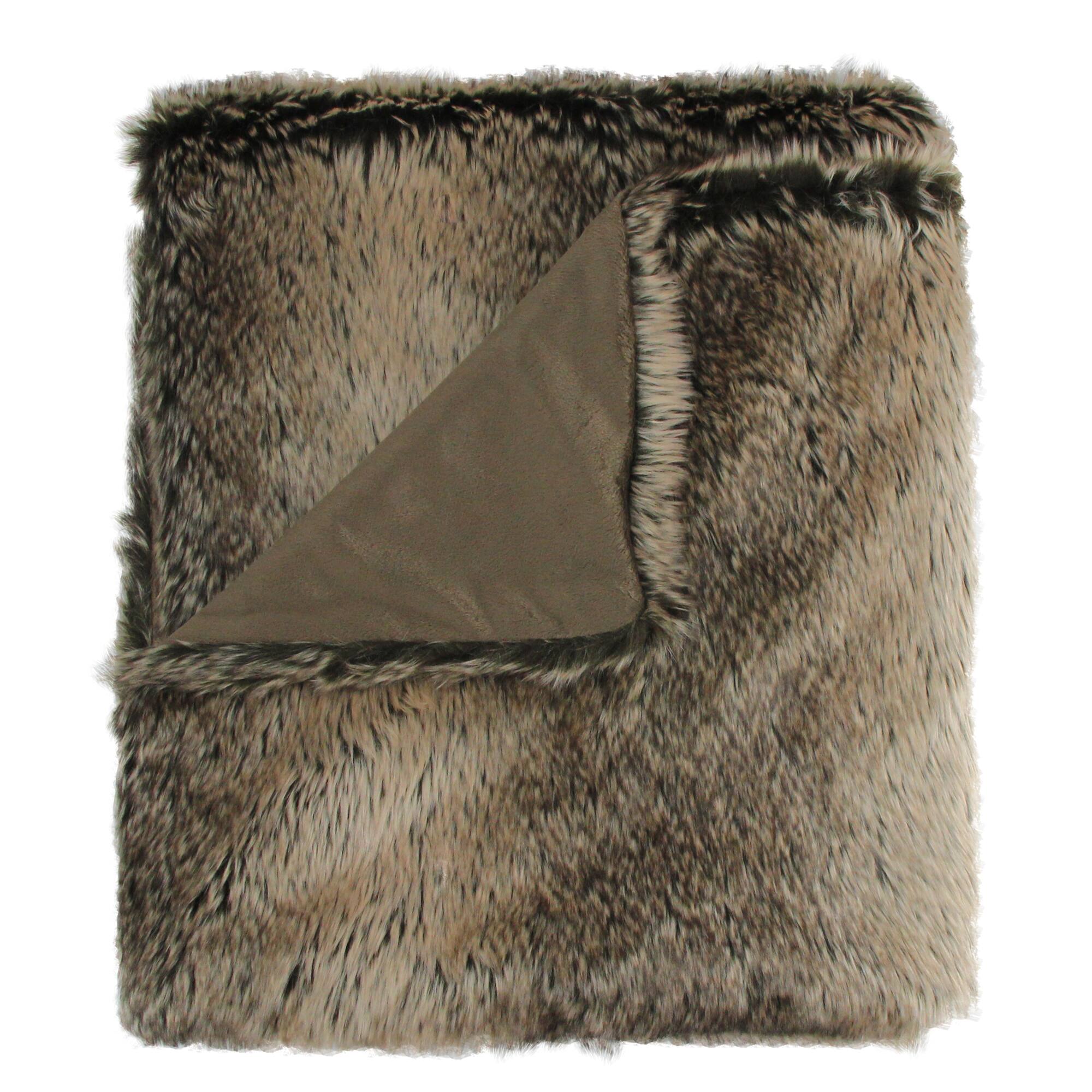 Chocolate Brown Super Plush Throw Blanket