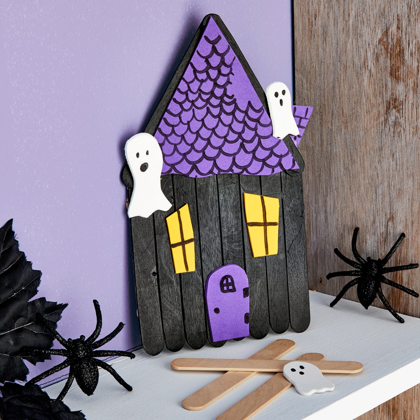 Craft Stick Haunted House