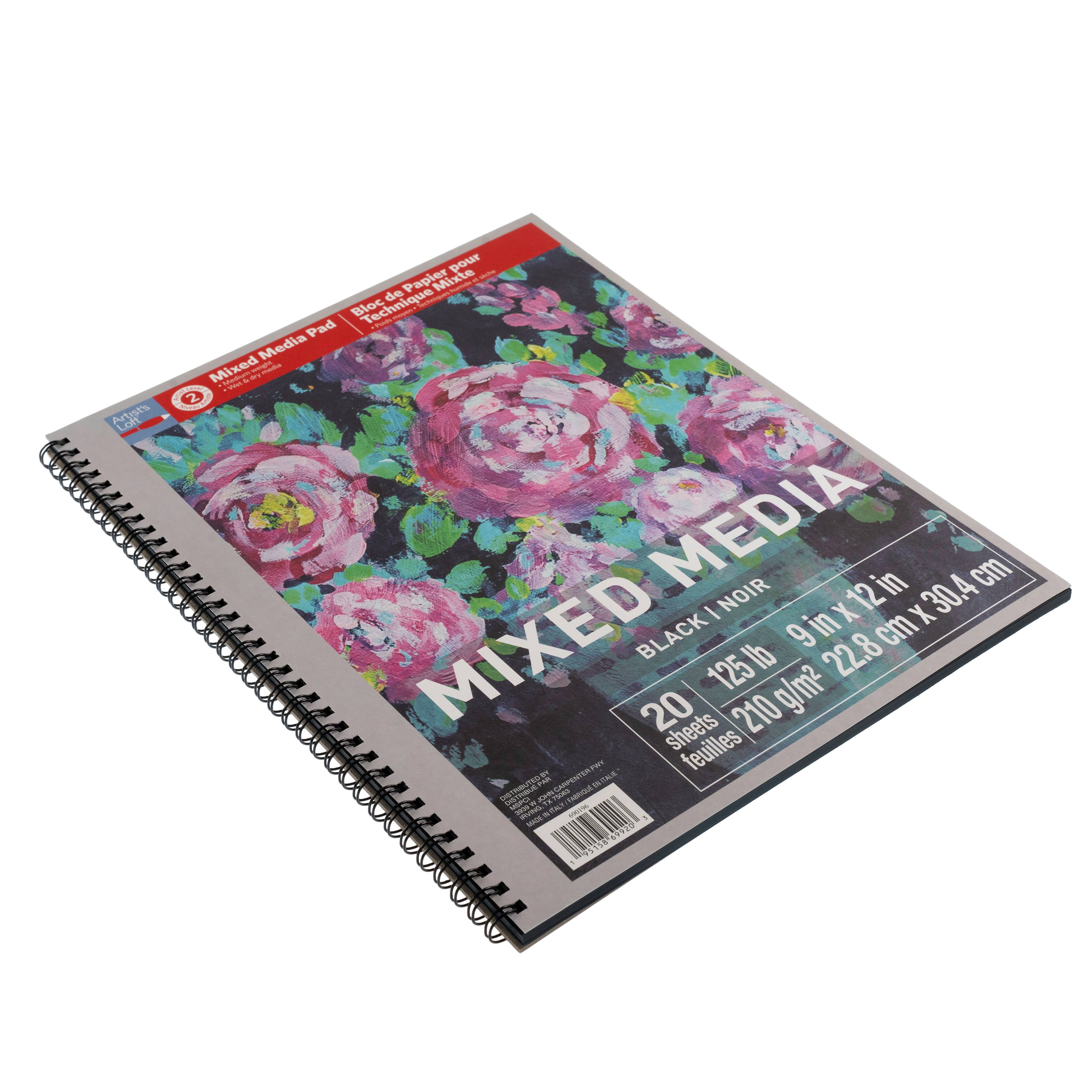 Black Mixed Media Pad by Artist's Loft™