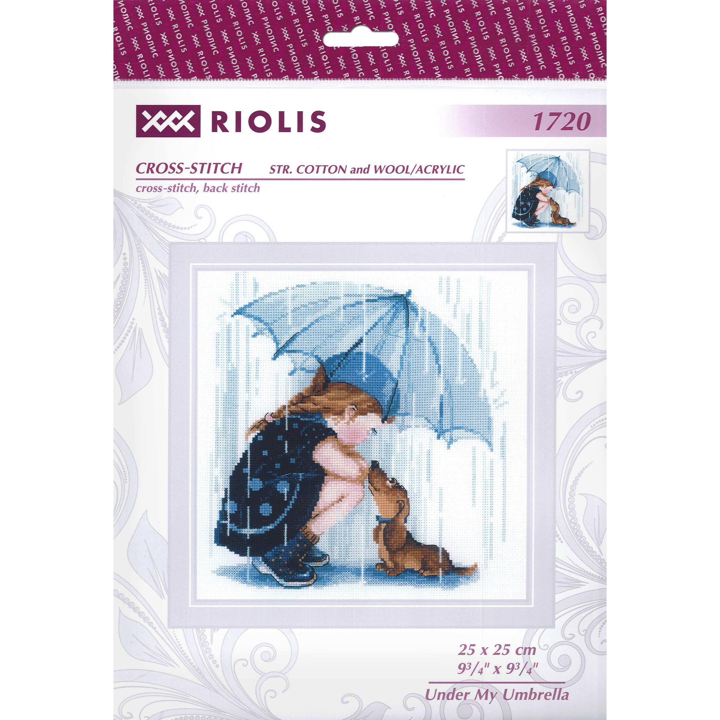 RIOLIS Under My Umbrella Cross Stitch Kit
