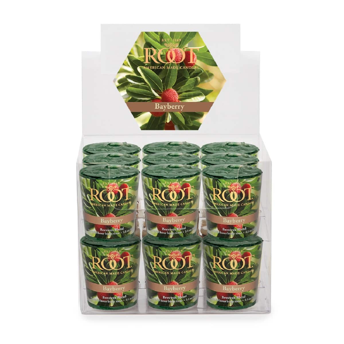 Root Candles Scented 20 Hour Beeswax Blend Votive Candles, 18ct.