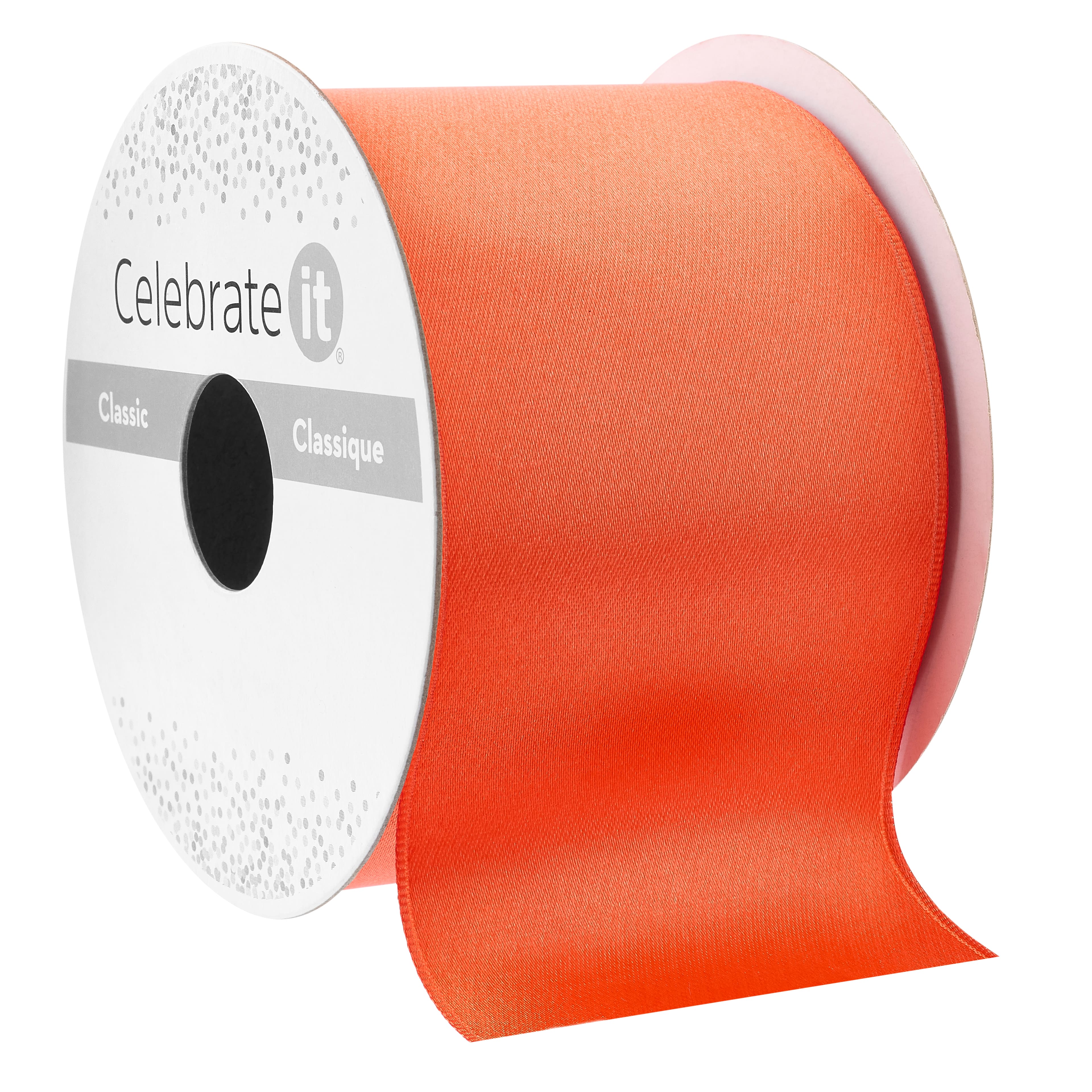 2.5&#x22; x 10yd. Satin Wired Ribbon by Celebrate It&#xAE; Classic