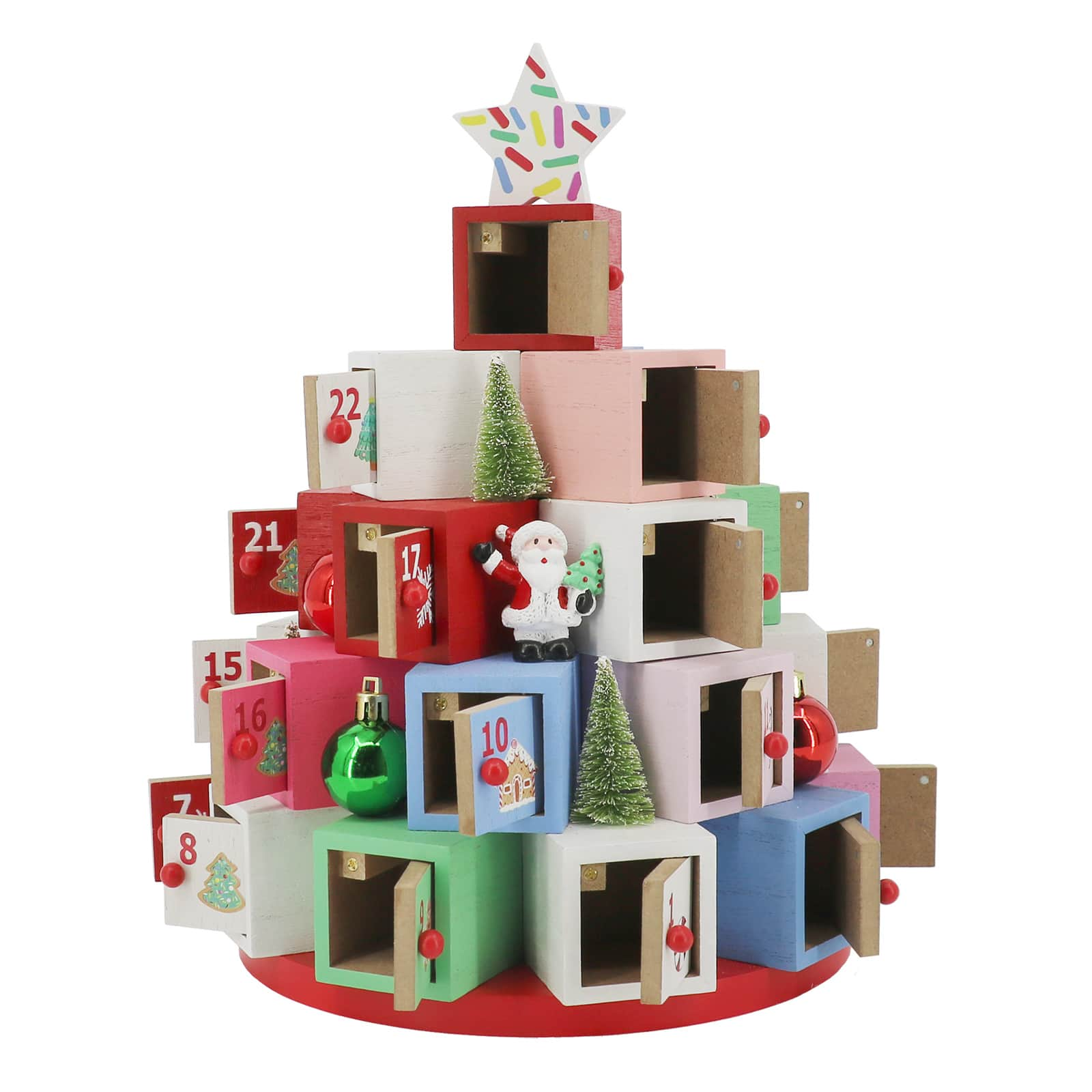 11.75&#x22; Christmas Tree Advent Calendar by Ashland&#xAE;