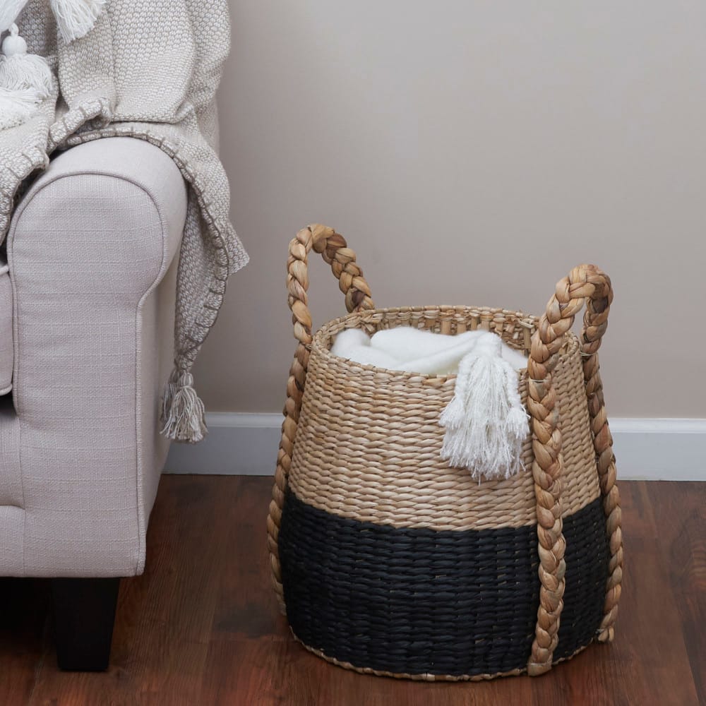 Household Essentials Cattail & Paper Terra Basket