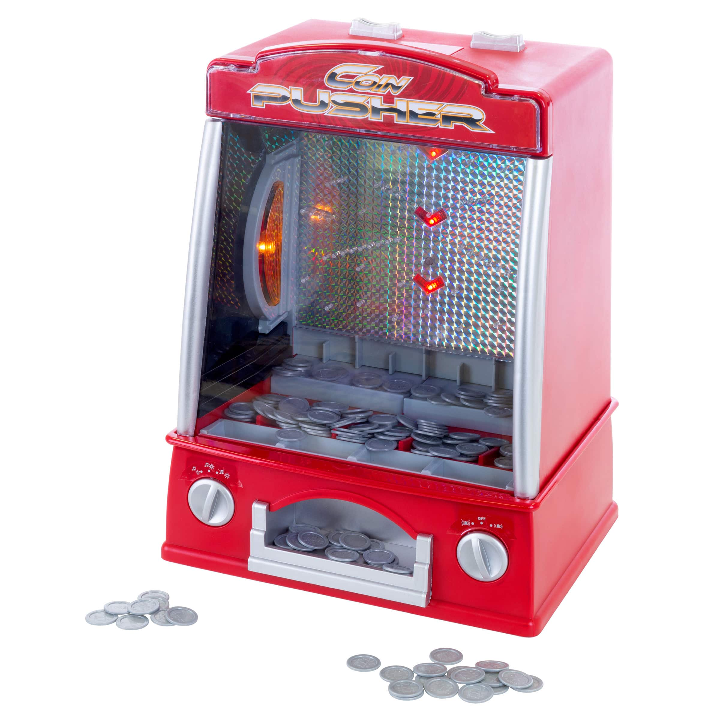 Toy Time Coin Pusher Miniature Classic Arcade Game