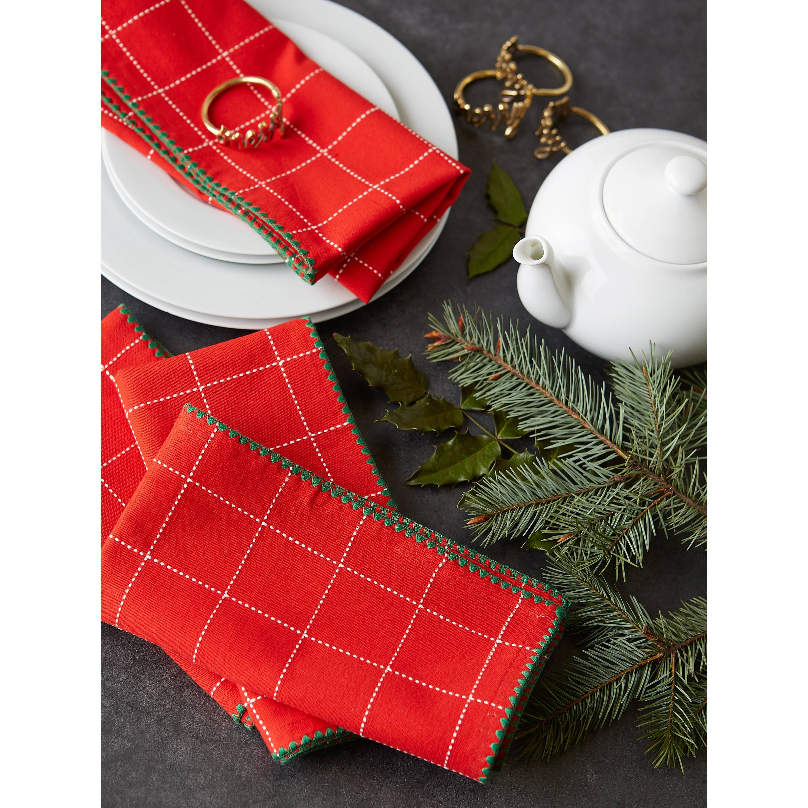 DII® Joyful Snowflakes Jacquard Napkins, 6ct.