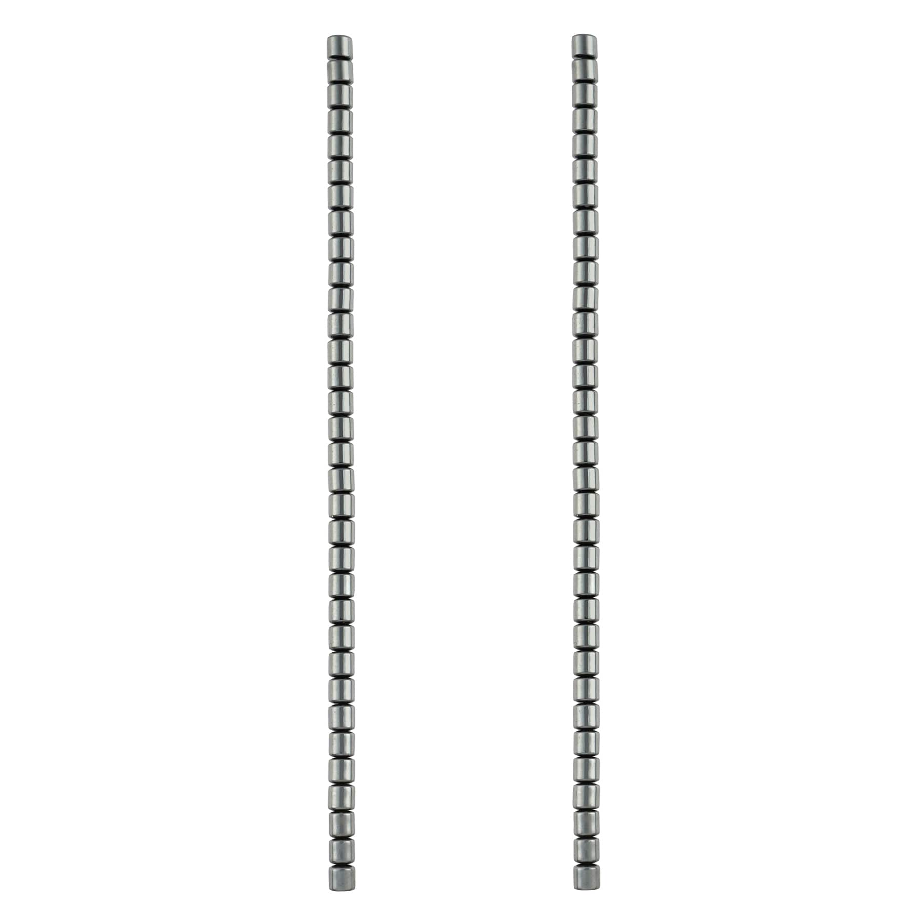 Black Hematite Tube Beads, 4mm by Bead Landing&#x2122;