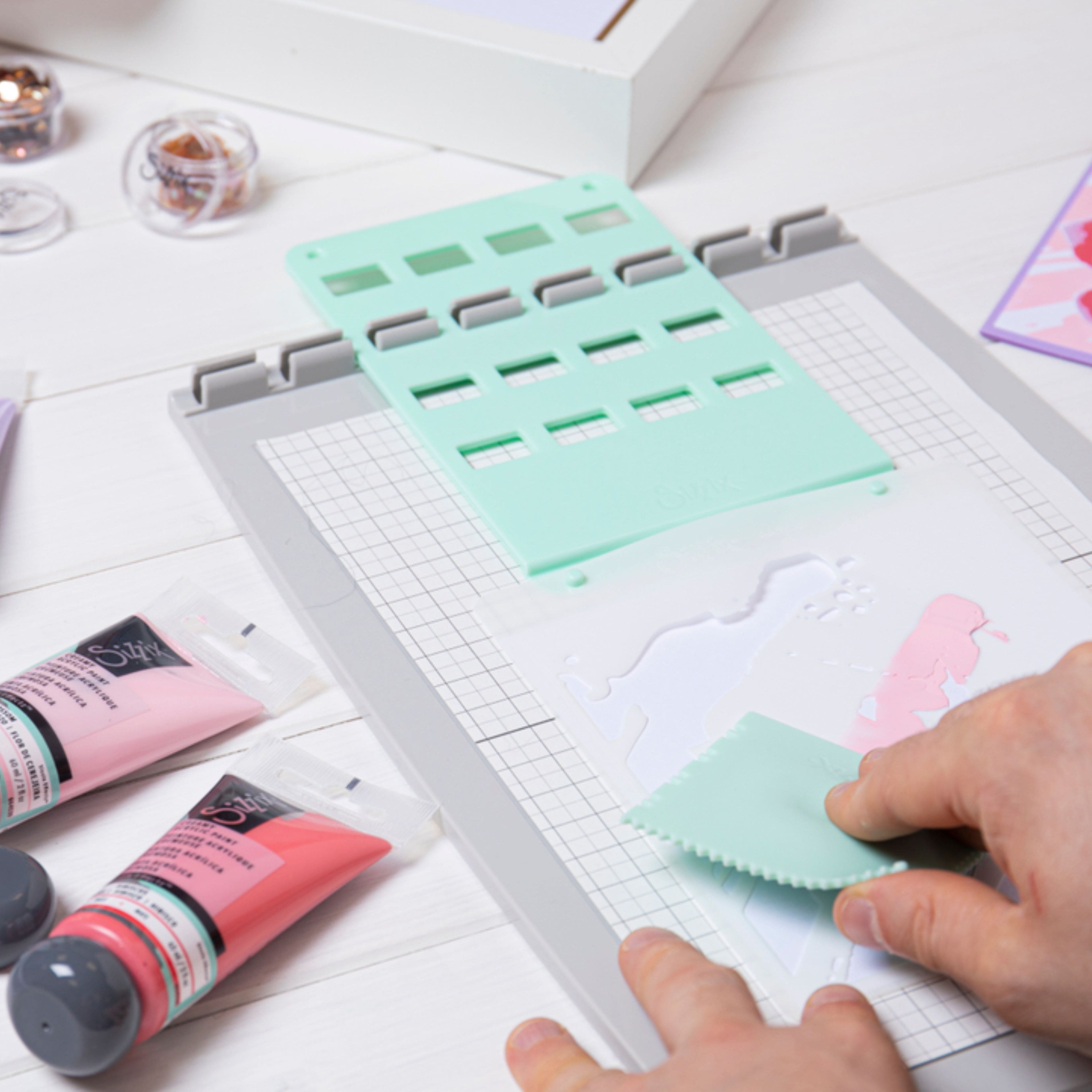 Sizzix&#xAE; 3&#x22; x 3&#x22; Mint Texture Tool