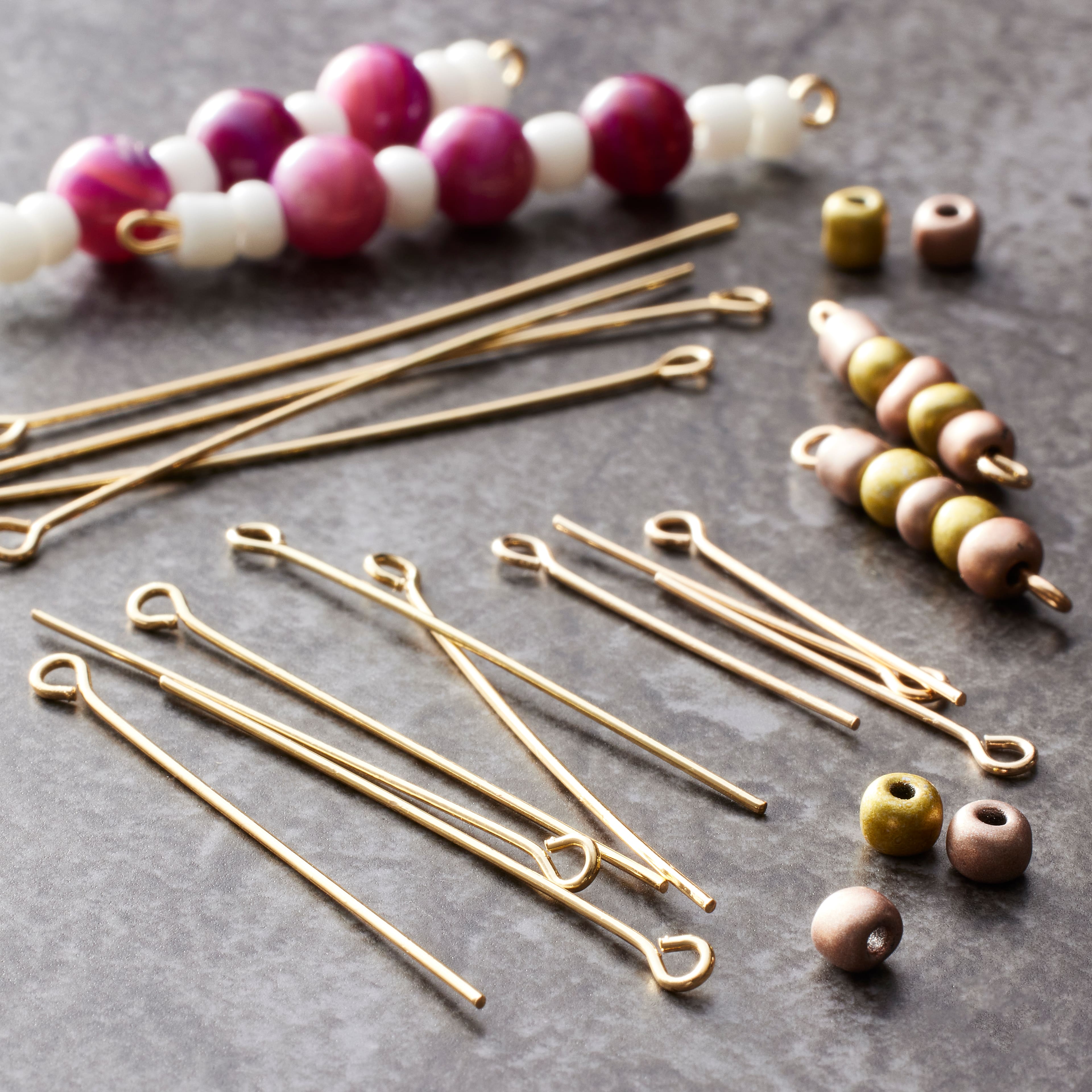12 Packs: 120 ct. (1,440 total) Eye Pins Mix by Bead Landing™