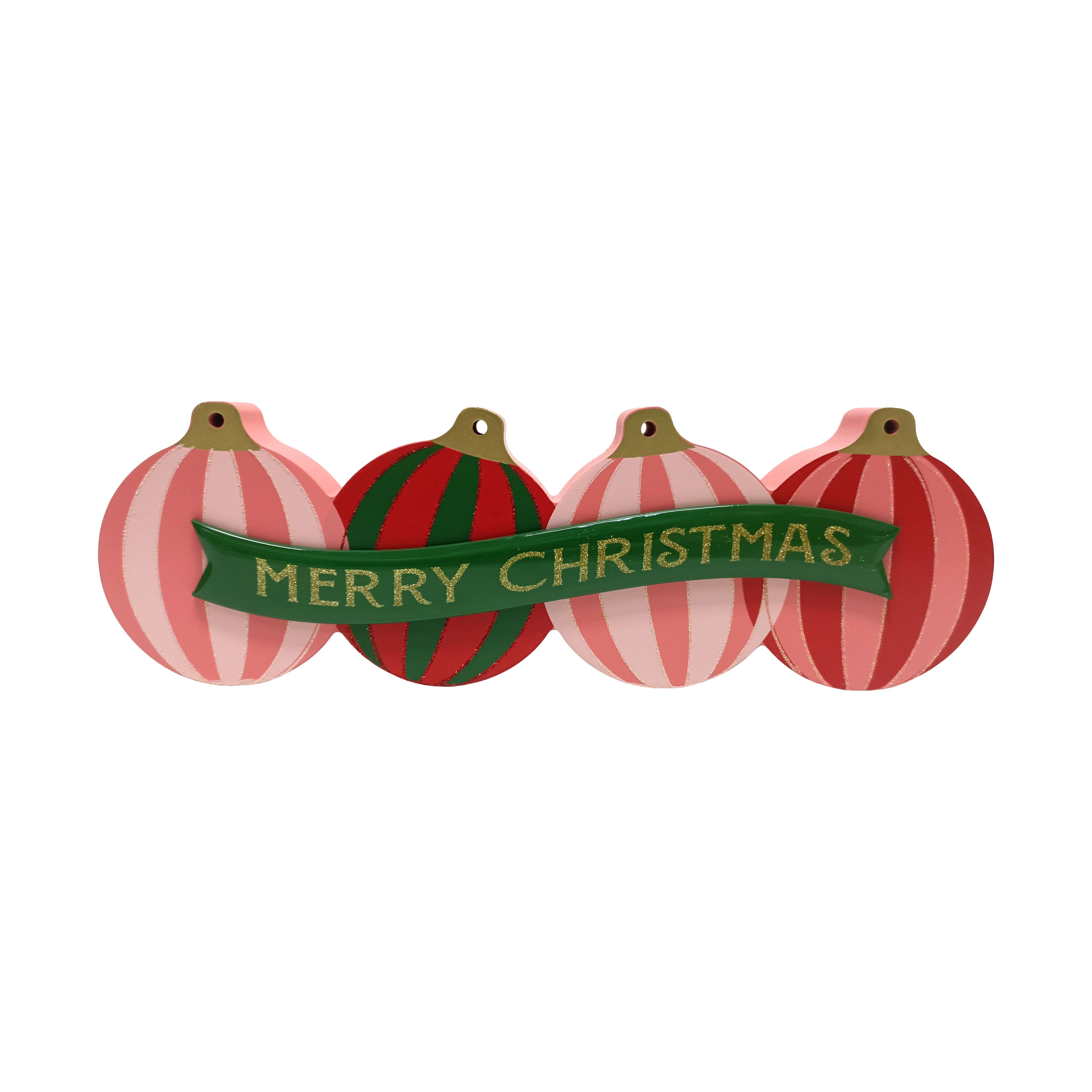 13.75&#x22; Merry Christmas Ornament Tabletop D&#xE9;cor by Ashland&#xAE;