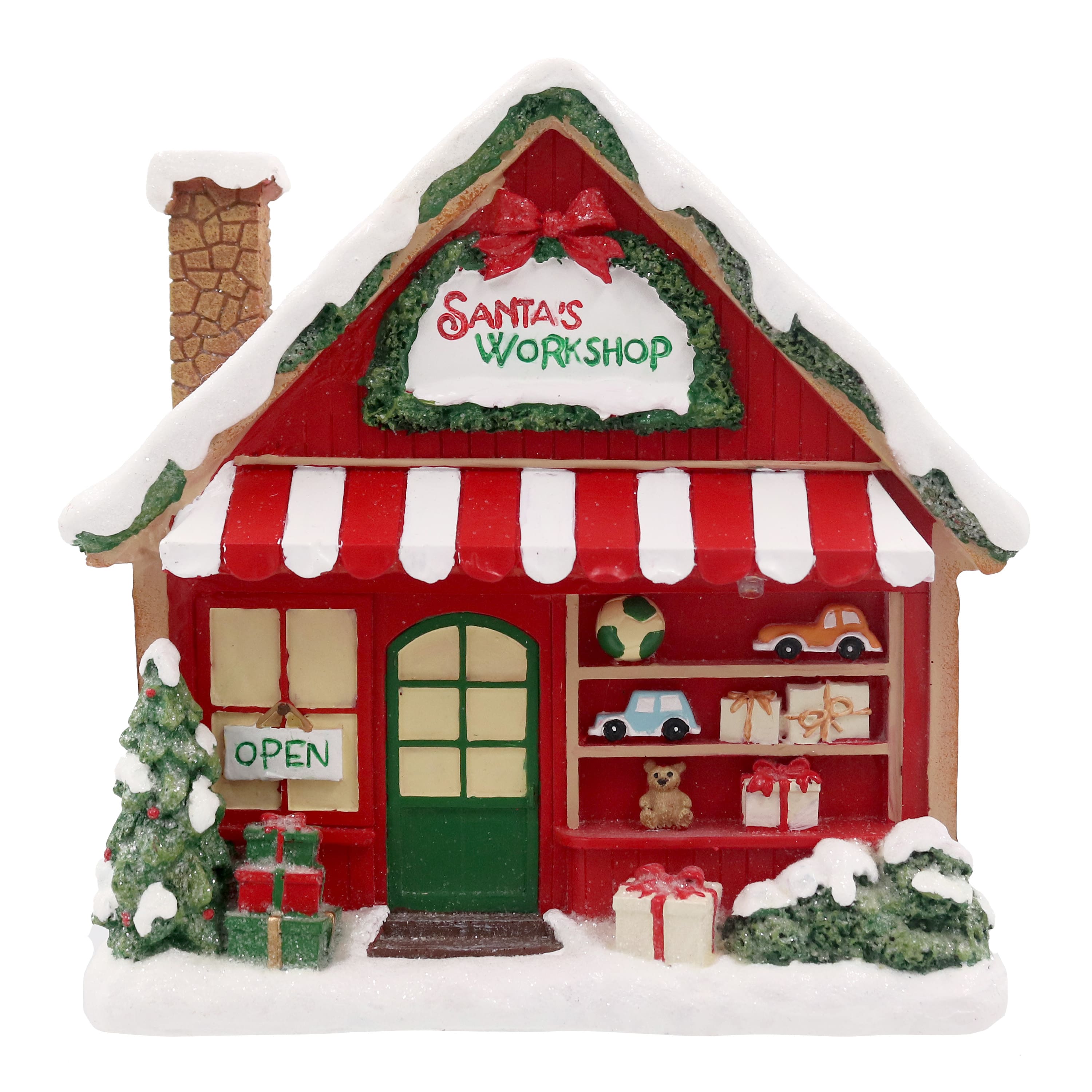Mini LED Santa&#x27;s Workshop Decoration by Ashland&#xAE;