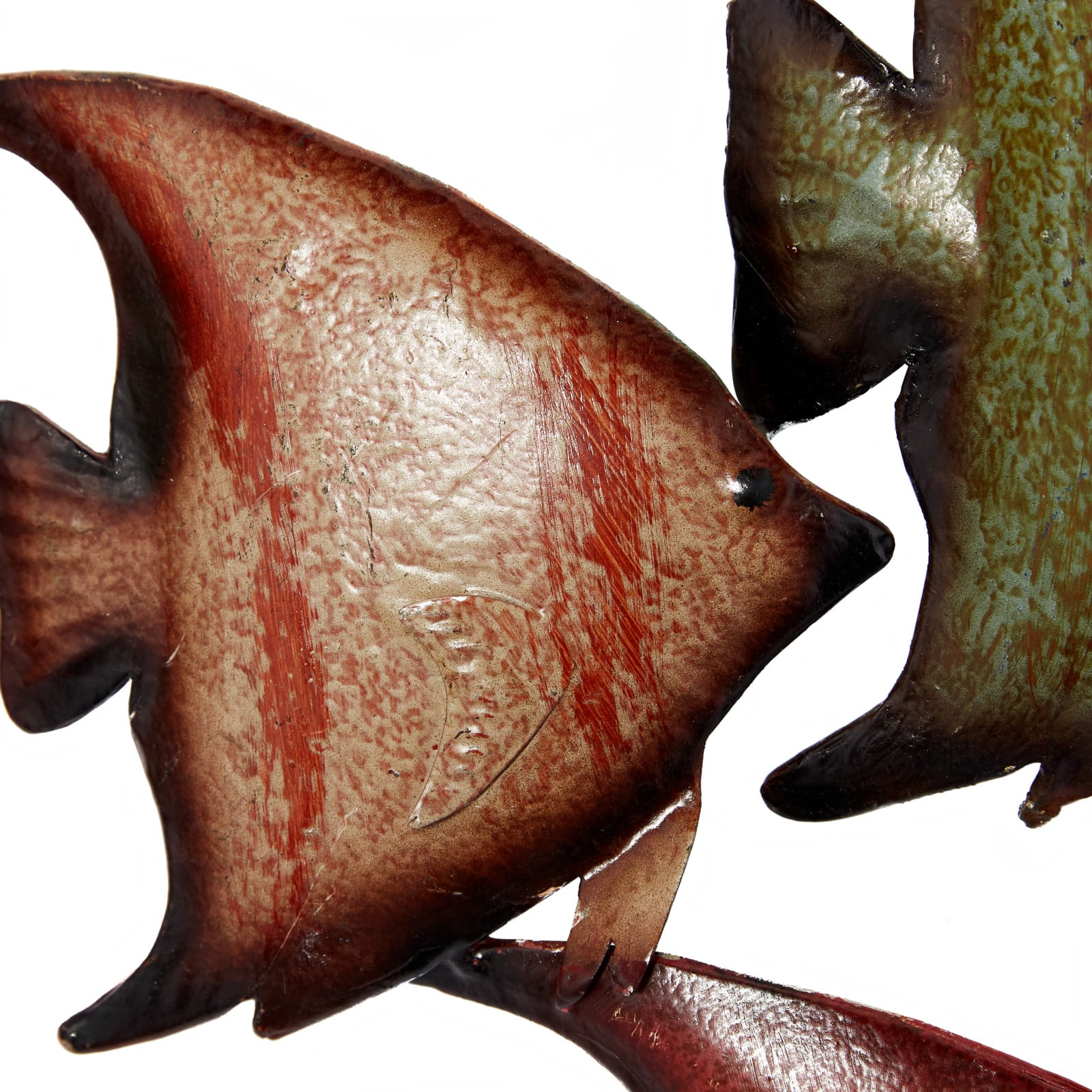 Multicolor Metal Coastal Fish Wall D&#xE9;cor
