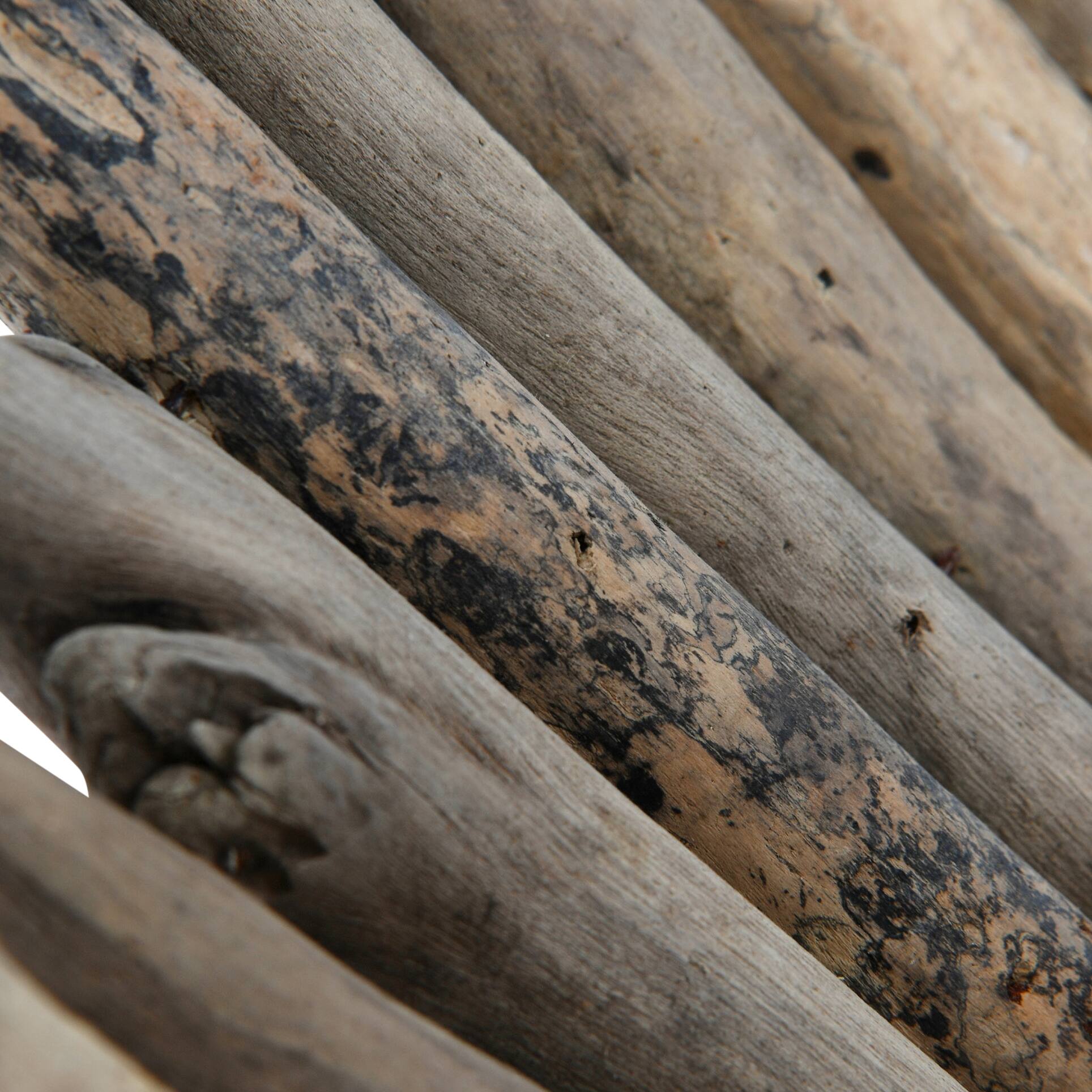 Hello Honey® 26" Natural Coastal Decorative Driftwood Oval Tray