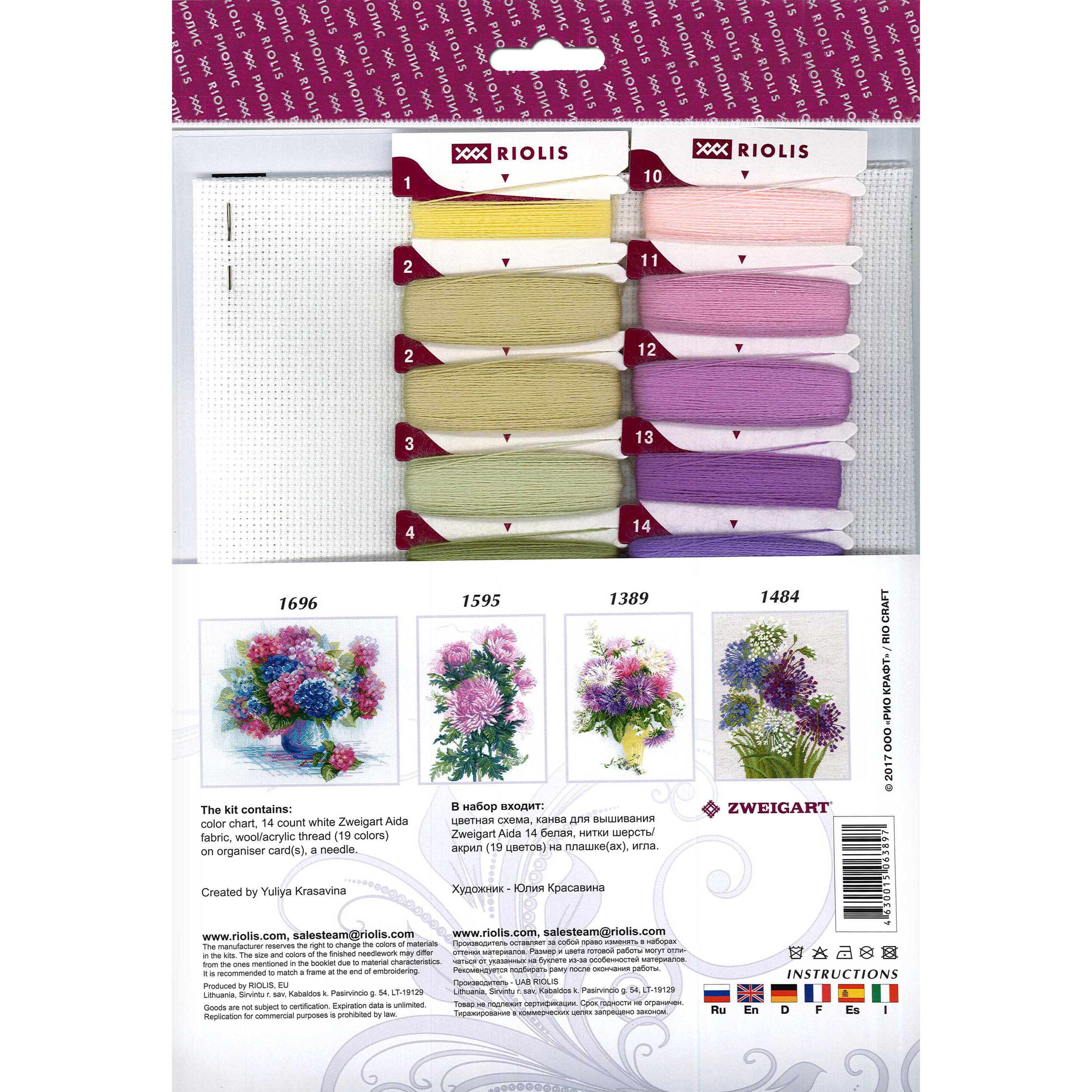 RIOLIS Wisteria Cross Stitch Kit