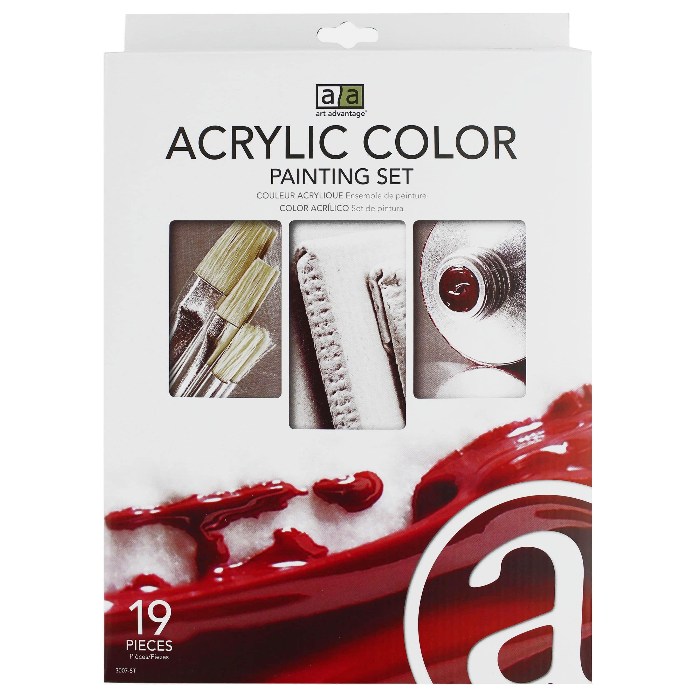Art Advantage&#xAE; 12-Color Mini Acrylic Paint Set