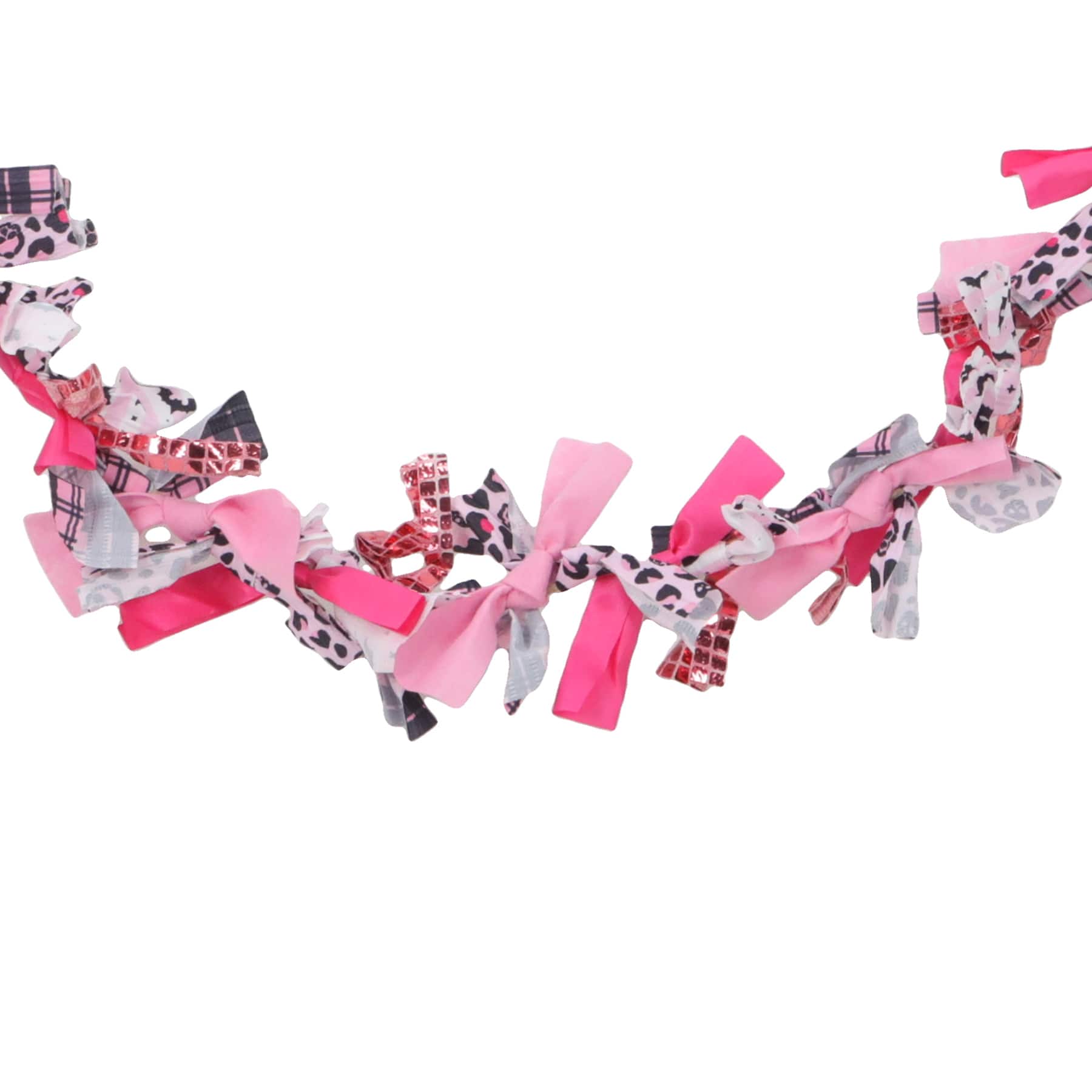 6ft. Pink Fabric Garland by Ashland&#xAE;