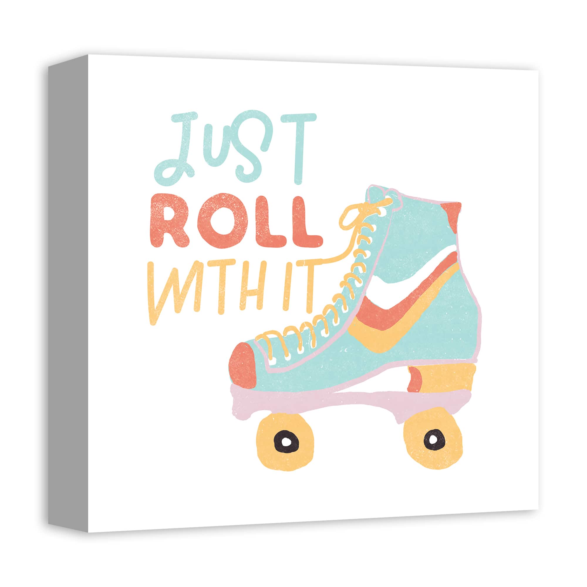 Just Roll With It Canvas Wall Art