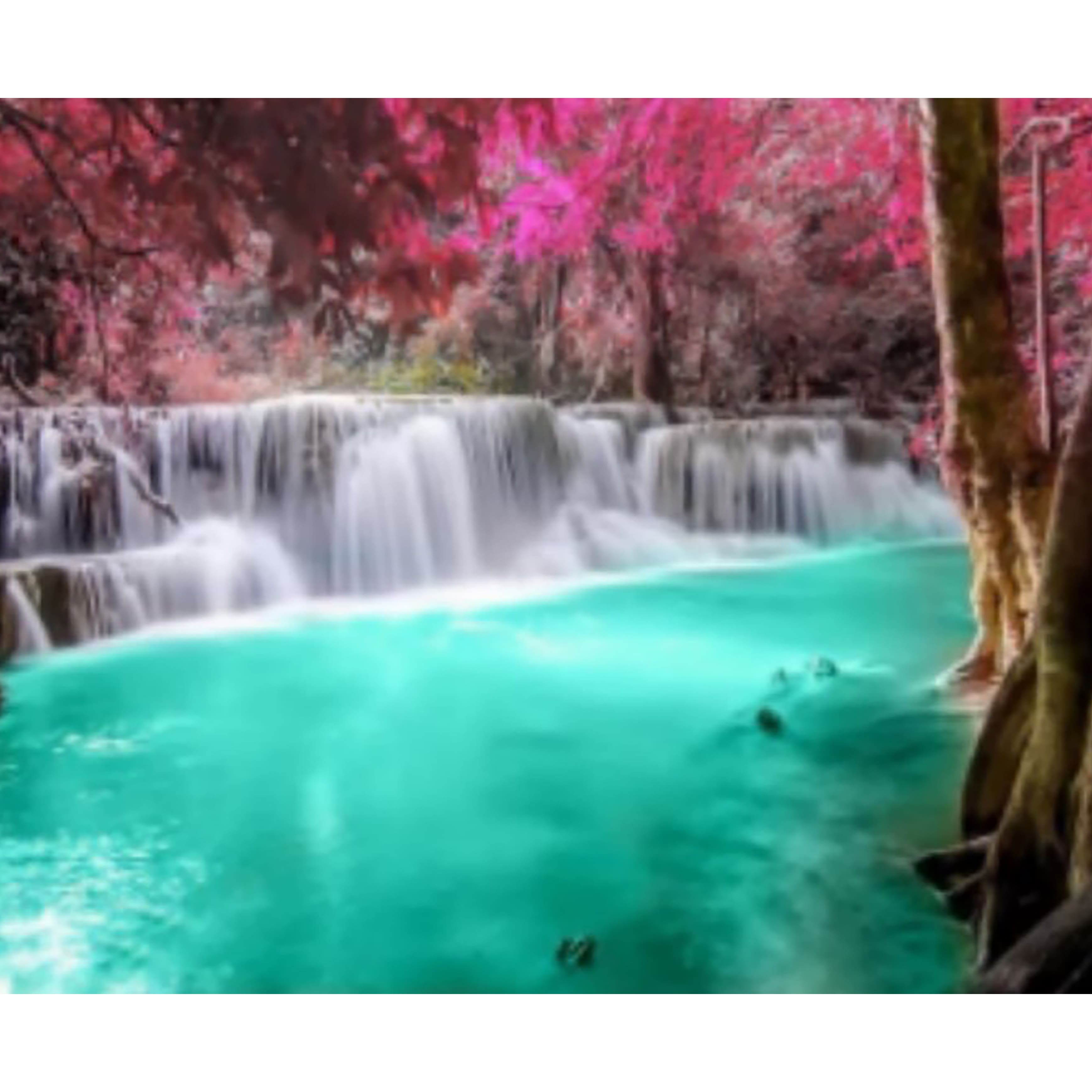 Sparkly Selections Waterfall in the Woods Diamond Painting Kit, Square Diamonds