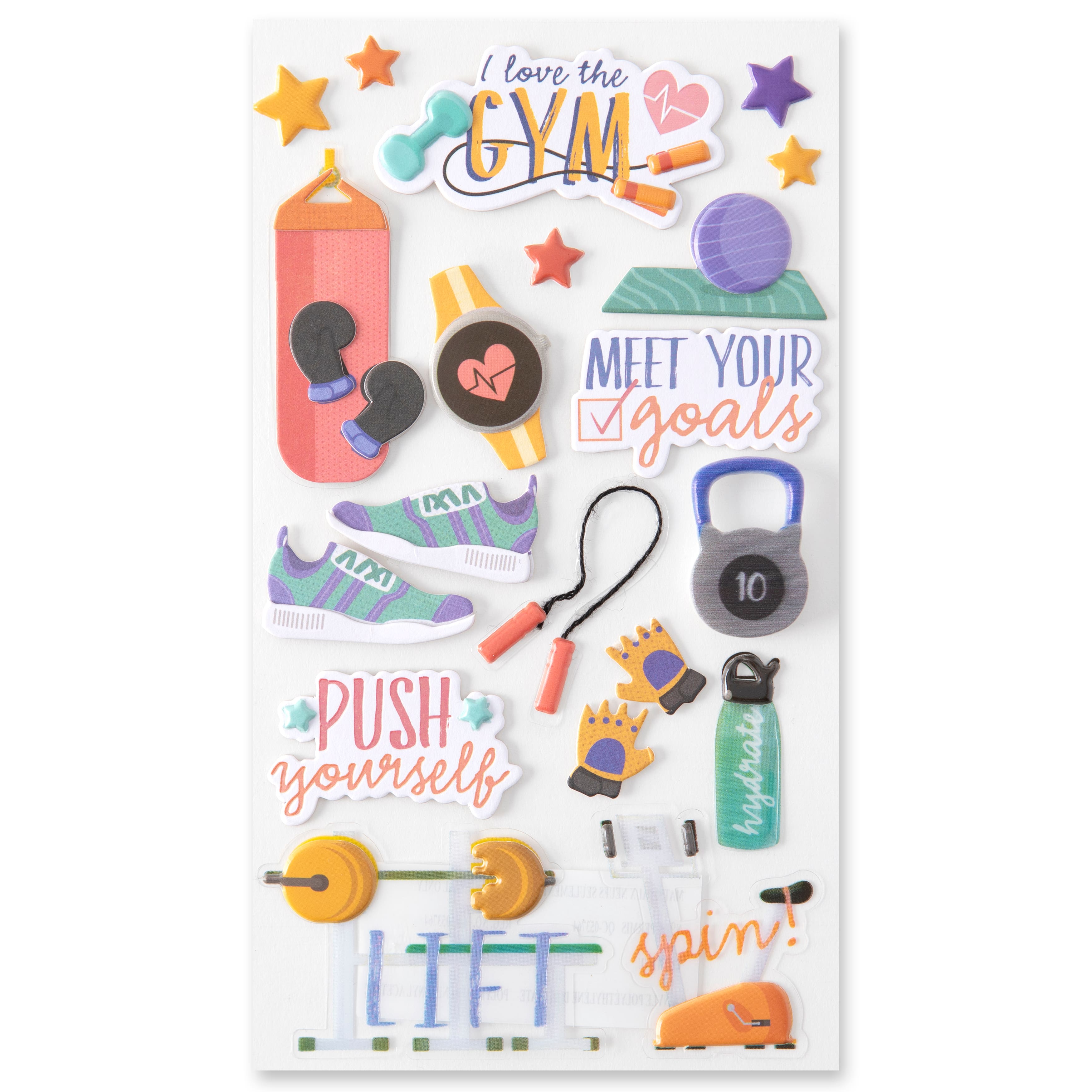Gym Stickers by Recollections&#x2122;