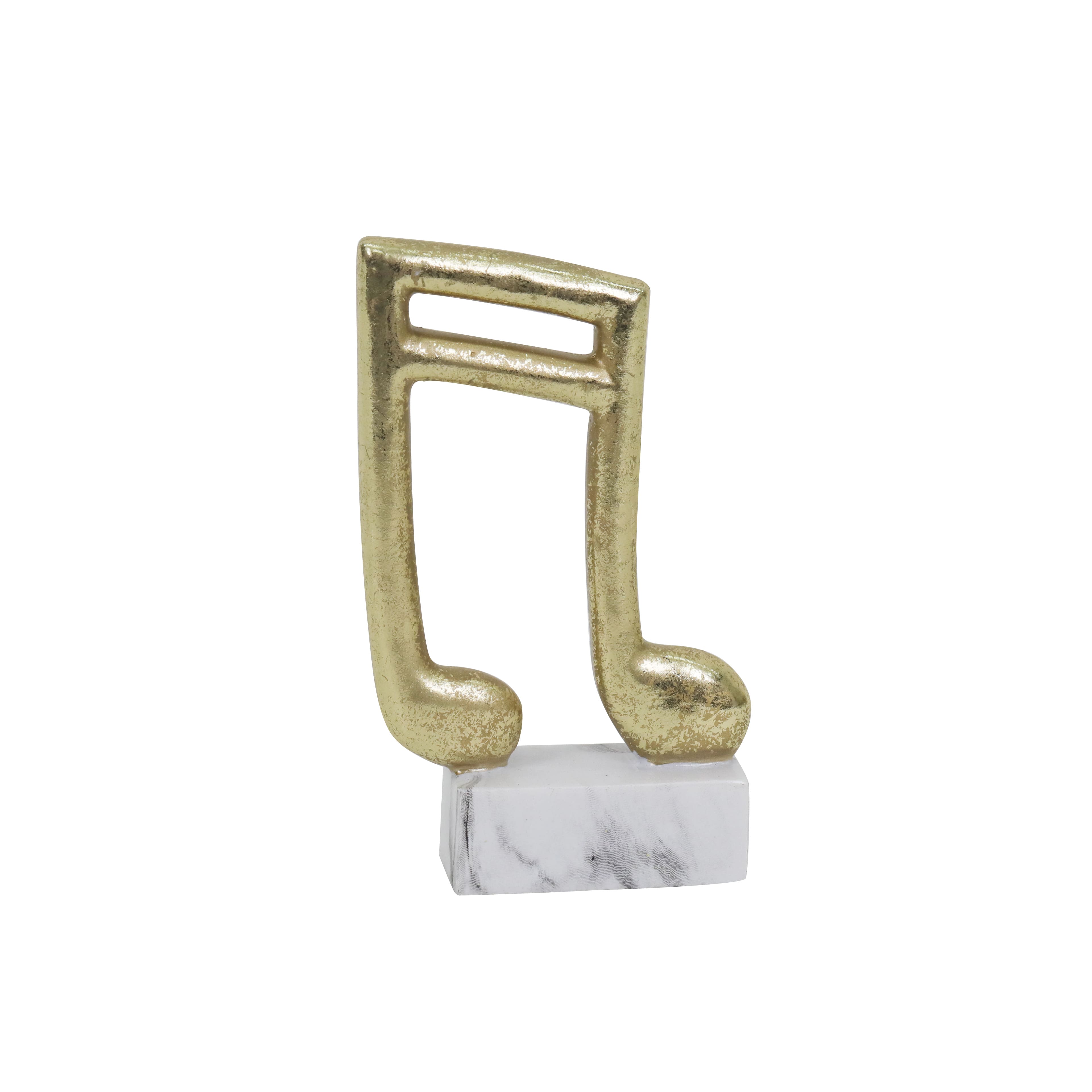 5&#x22; Gold 16th Notes Tabletop D&#xE9;cor by Ashland&#xAE;