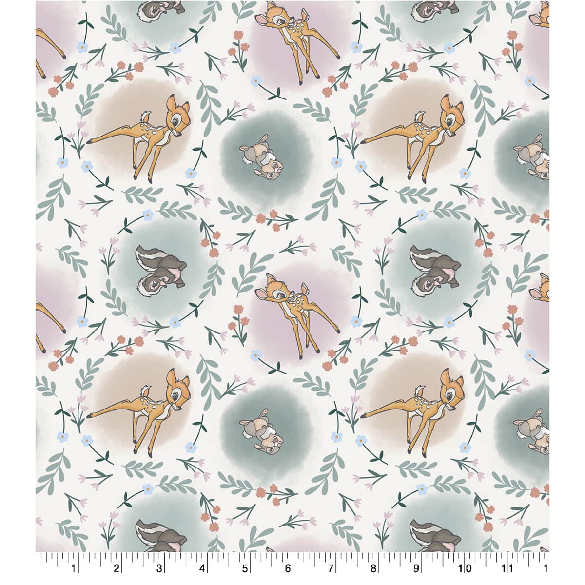 Disney&#xAE; Bambi &#x26; Friends Wreaths Cotton Fabric
