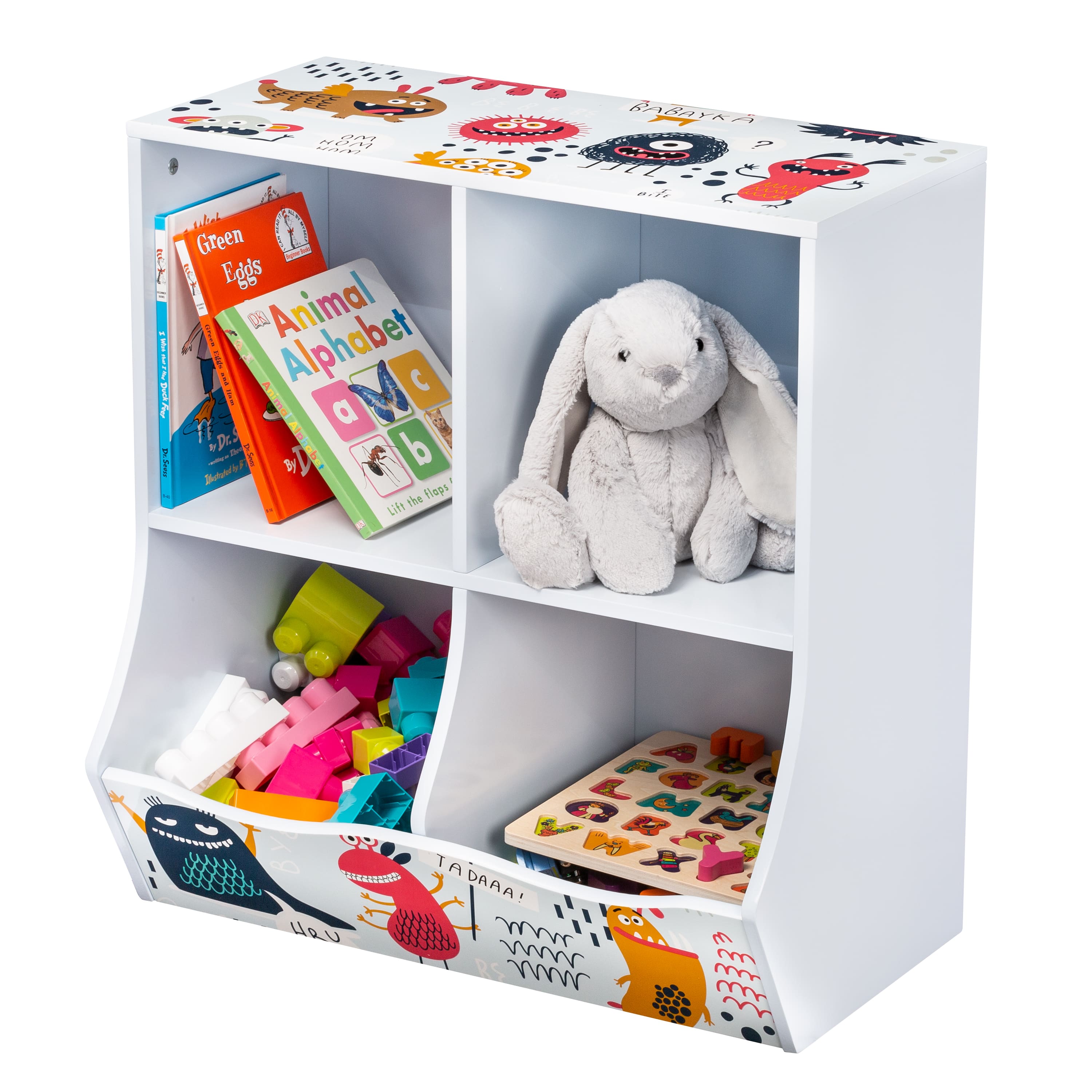 Honey Can Do 23.7" Kids 4 Cube Storage Caddy