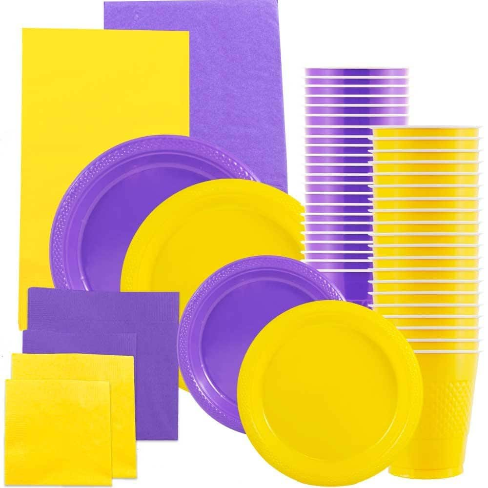 JAM Paper Party Tableware Assortment Grad Pack