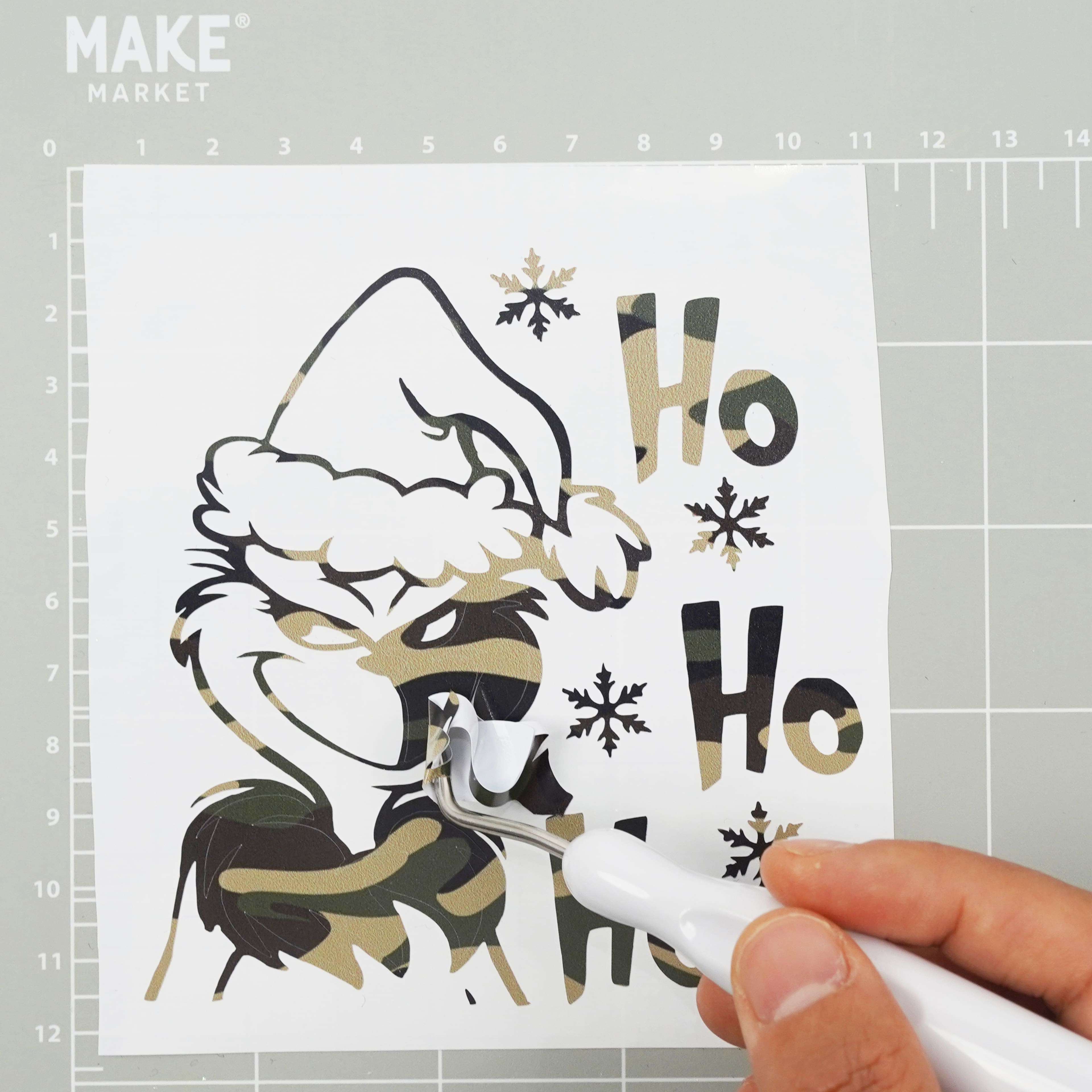 Camouflage Pattern Permanent Vinyl by Make Market®