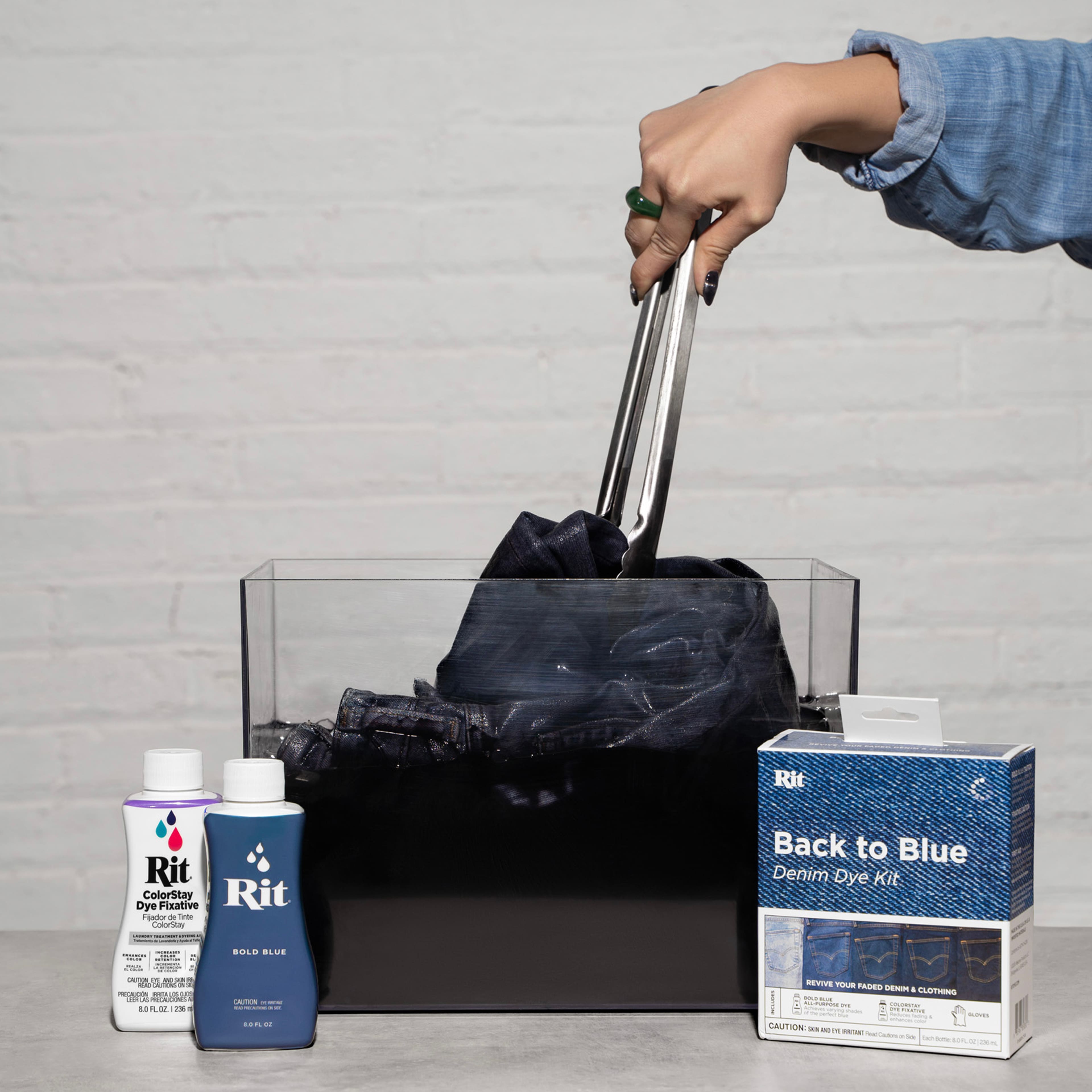 Rit® Back to Blue Denim Dye Kit