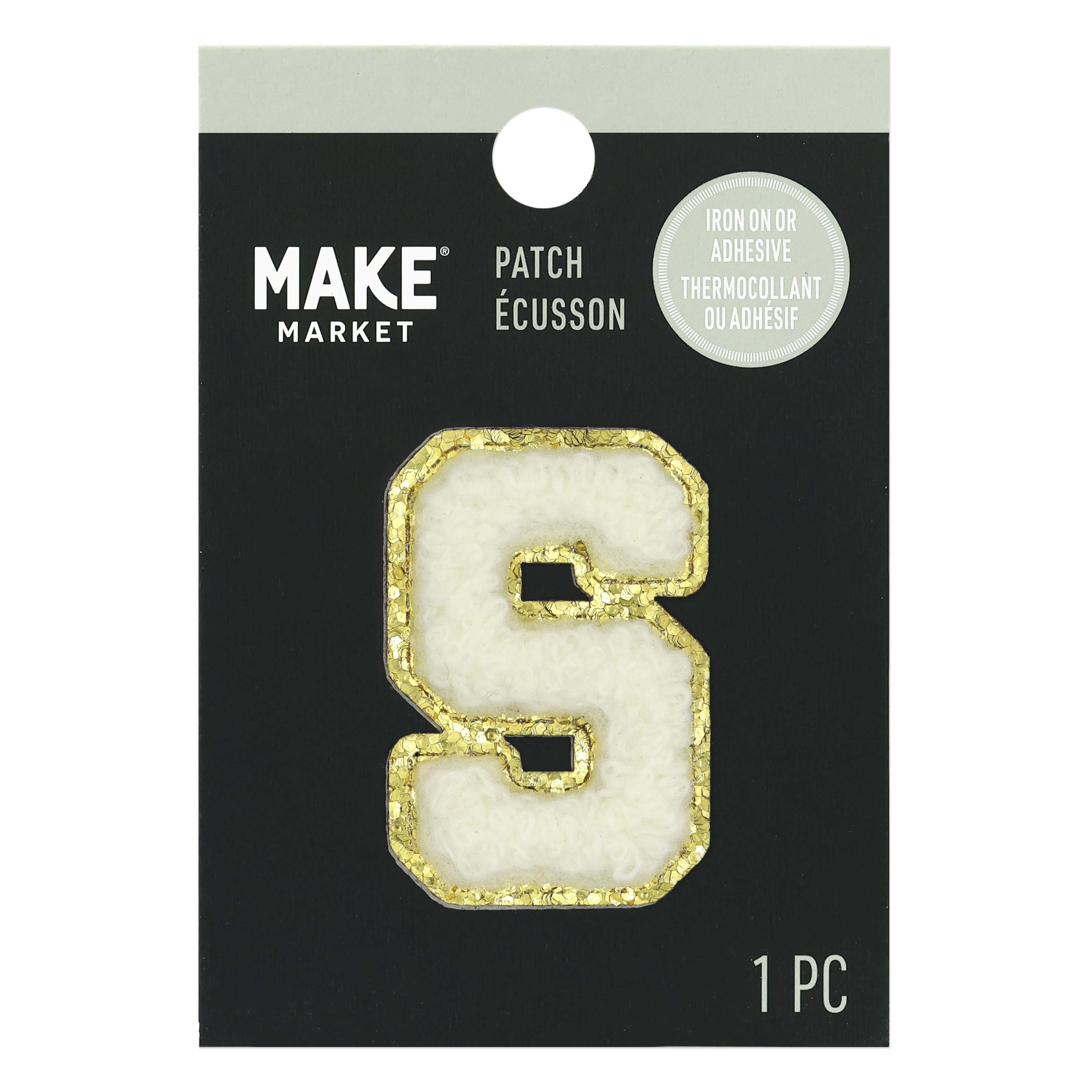 1.5&#x22; White Chenille Patch by Make Market&#xAE;