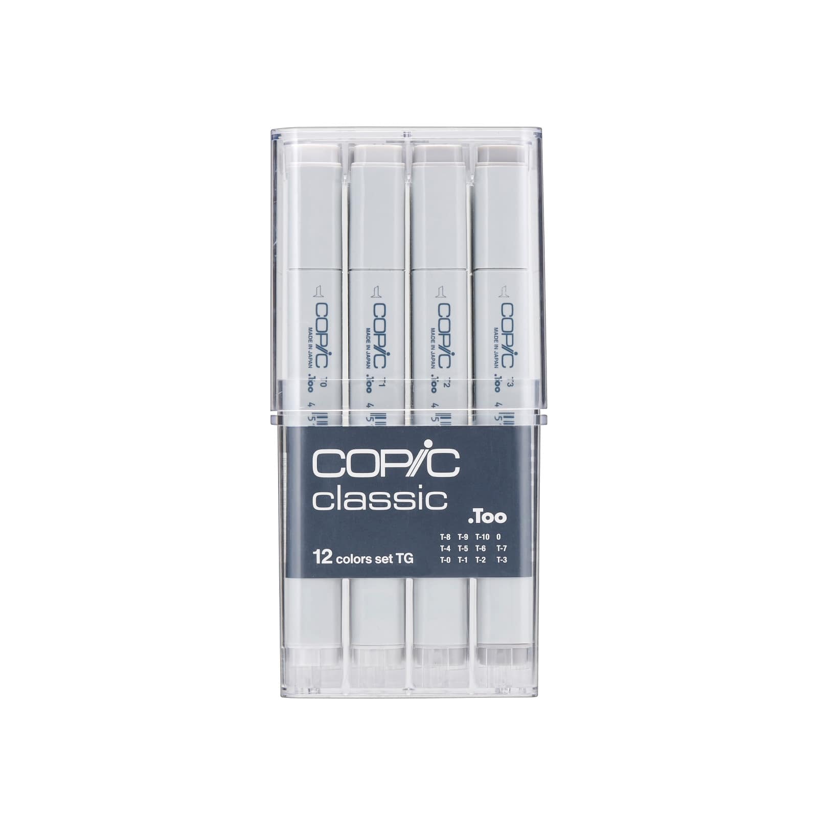 Copic&#xAE; Toner Gray 12 Color Classic Marker Set