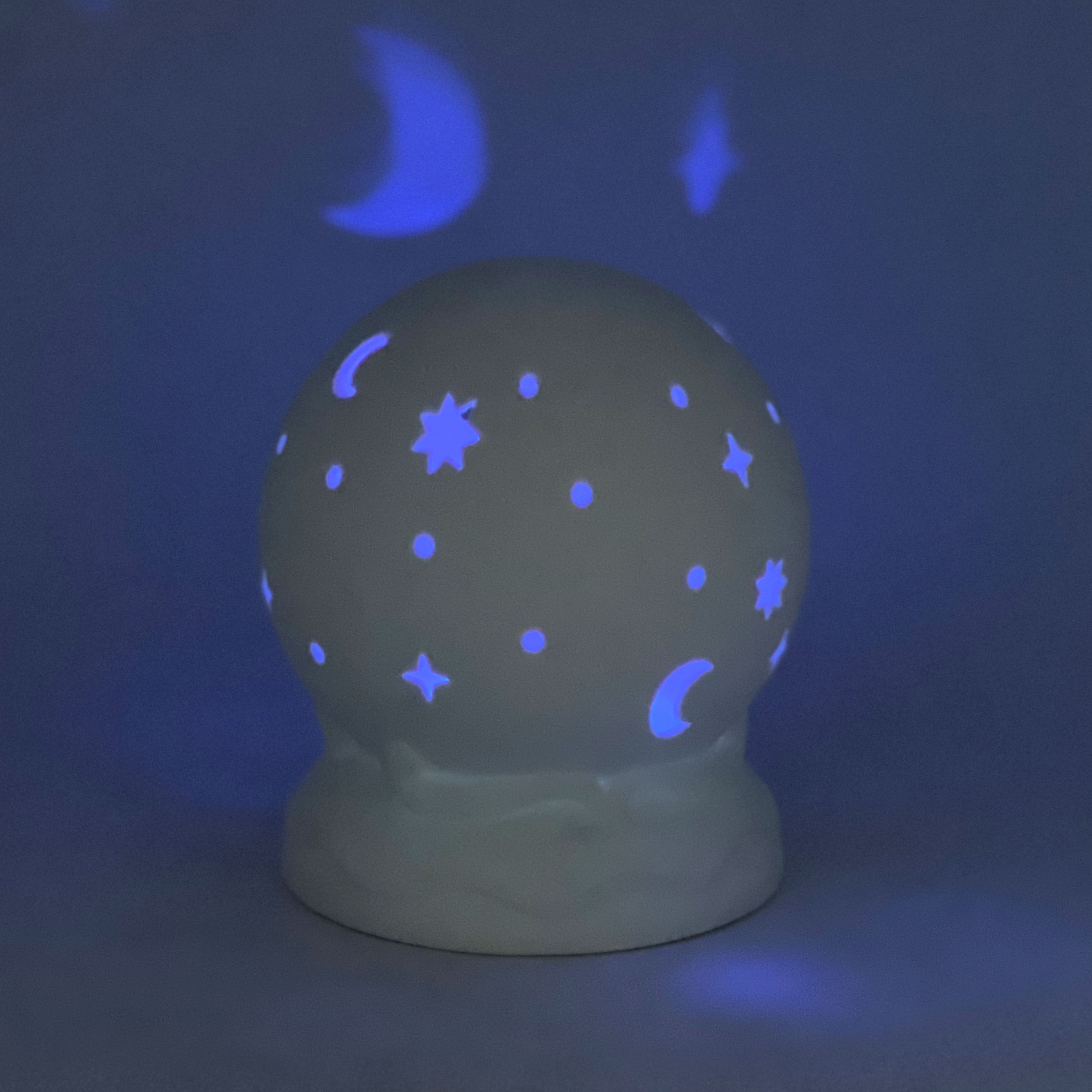 7&#x22; DIY Ceramic LED Crystal Ball D&#xE9;cor by Make Market&#xAE;