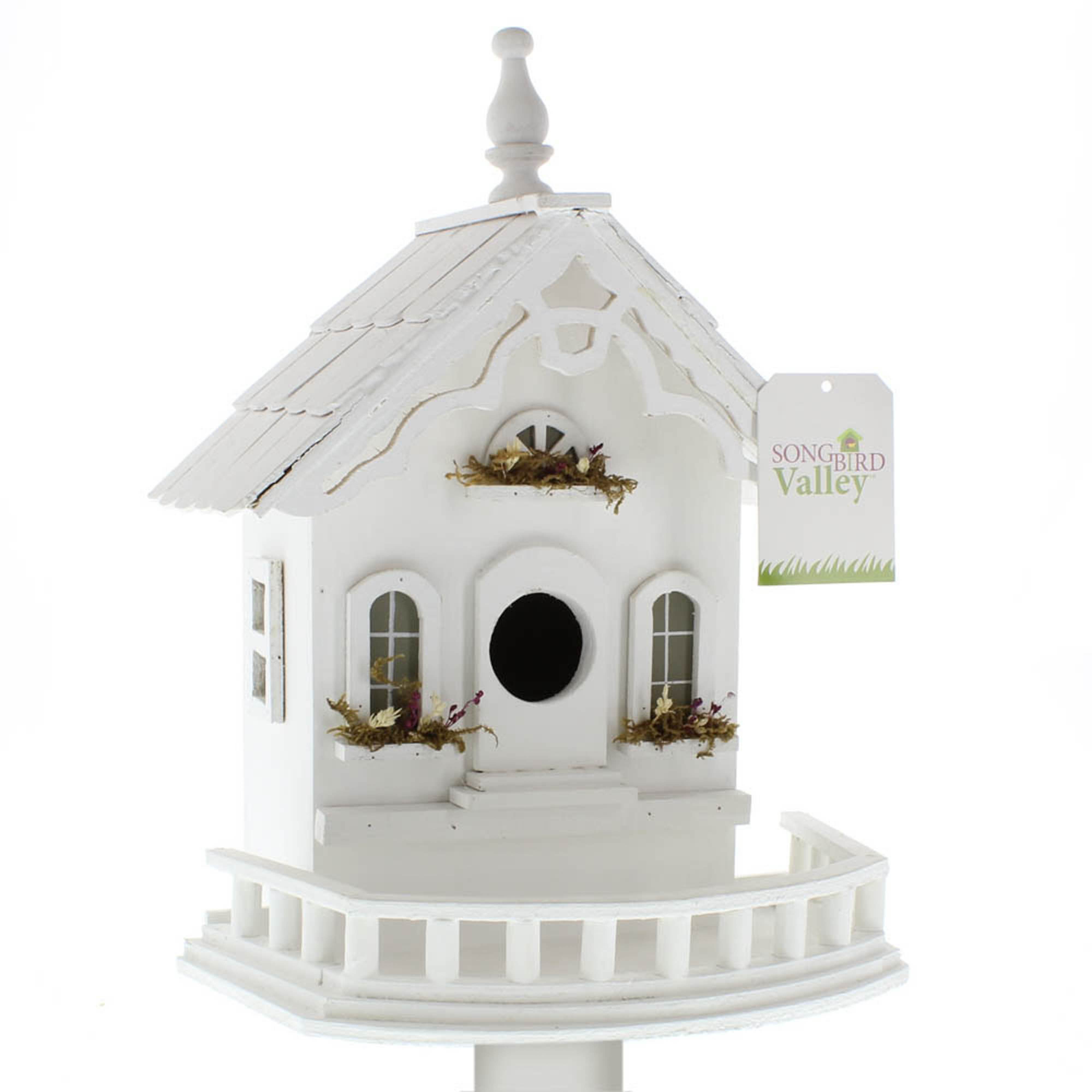 29.25&#x22; Freestanding Elegant Victorian Birdhouse