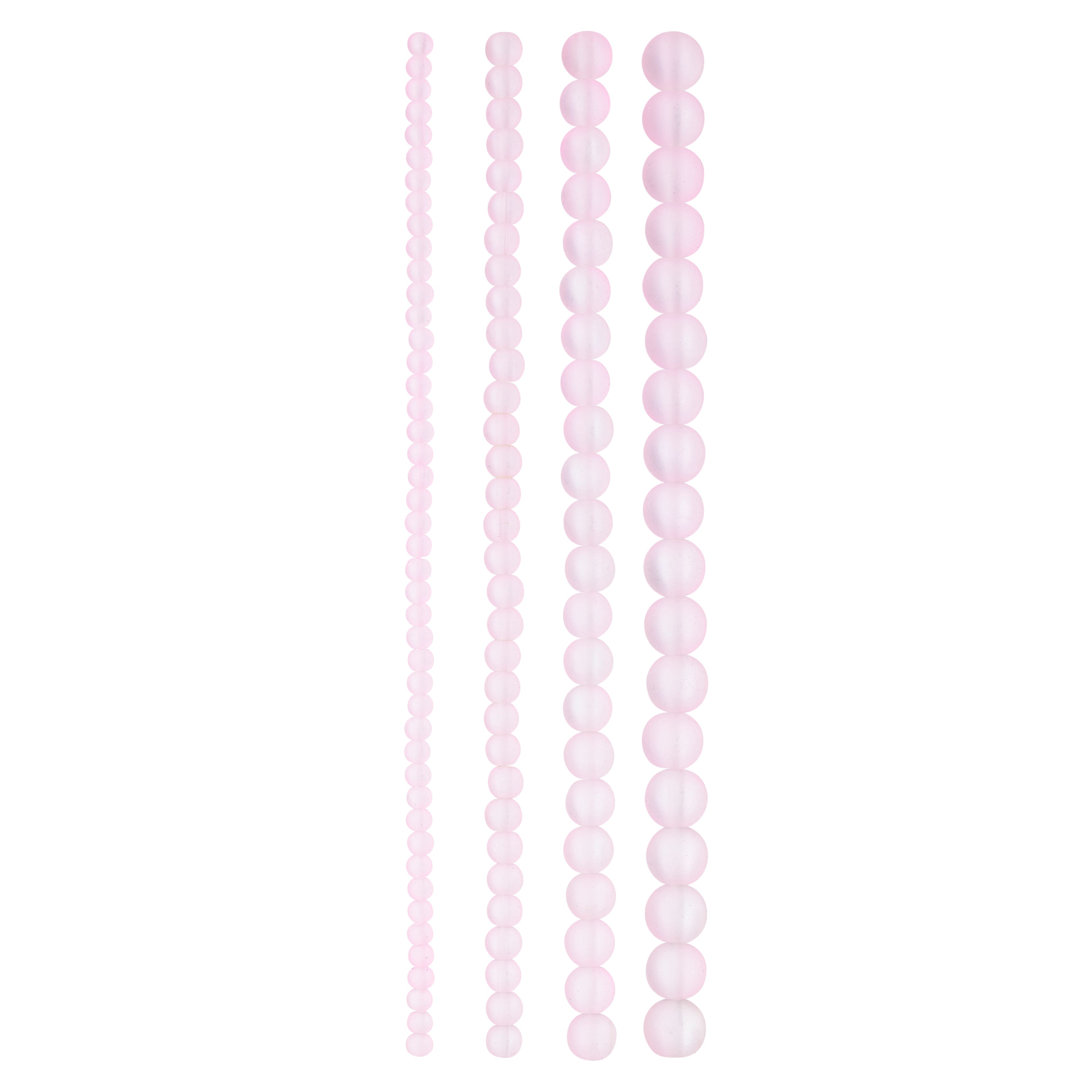 Matte Glass Round Beads by Bead Landing&#x2122;